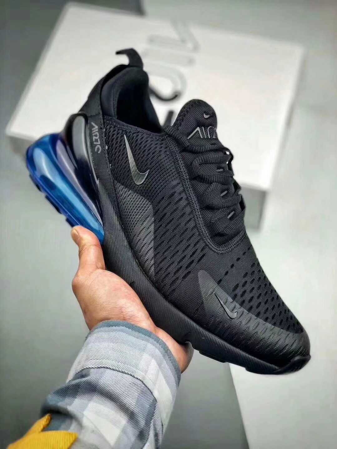 Nike Air Max 270 Black/Photo Blue For Sale