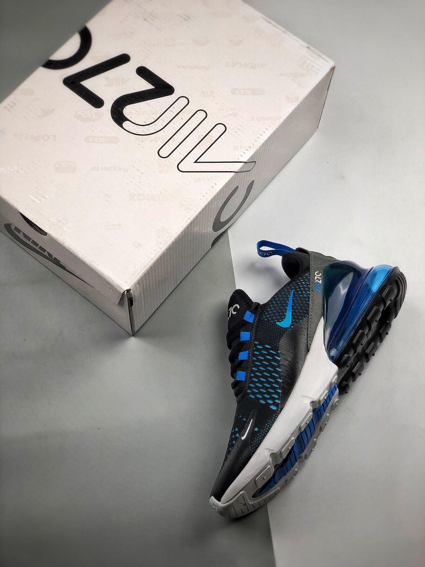 Nike Air Max 270 Black/Photo Blue For Sale