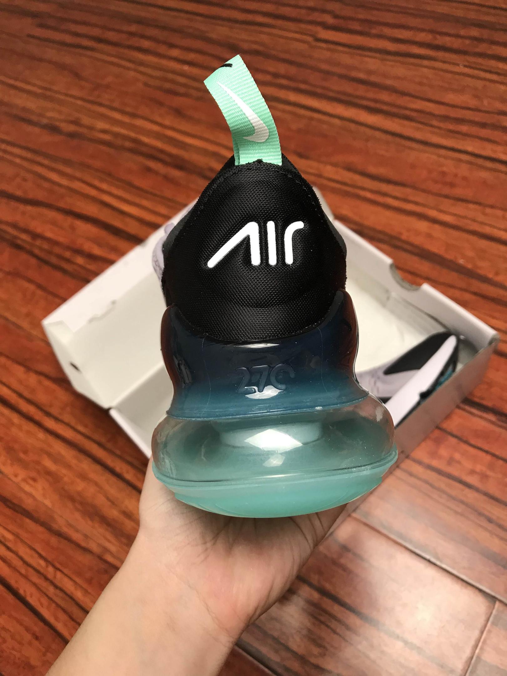 Nike Air Max 270 “Fresh Mint” Atmosphere Grey For Sale