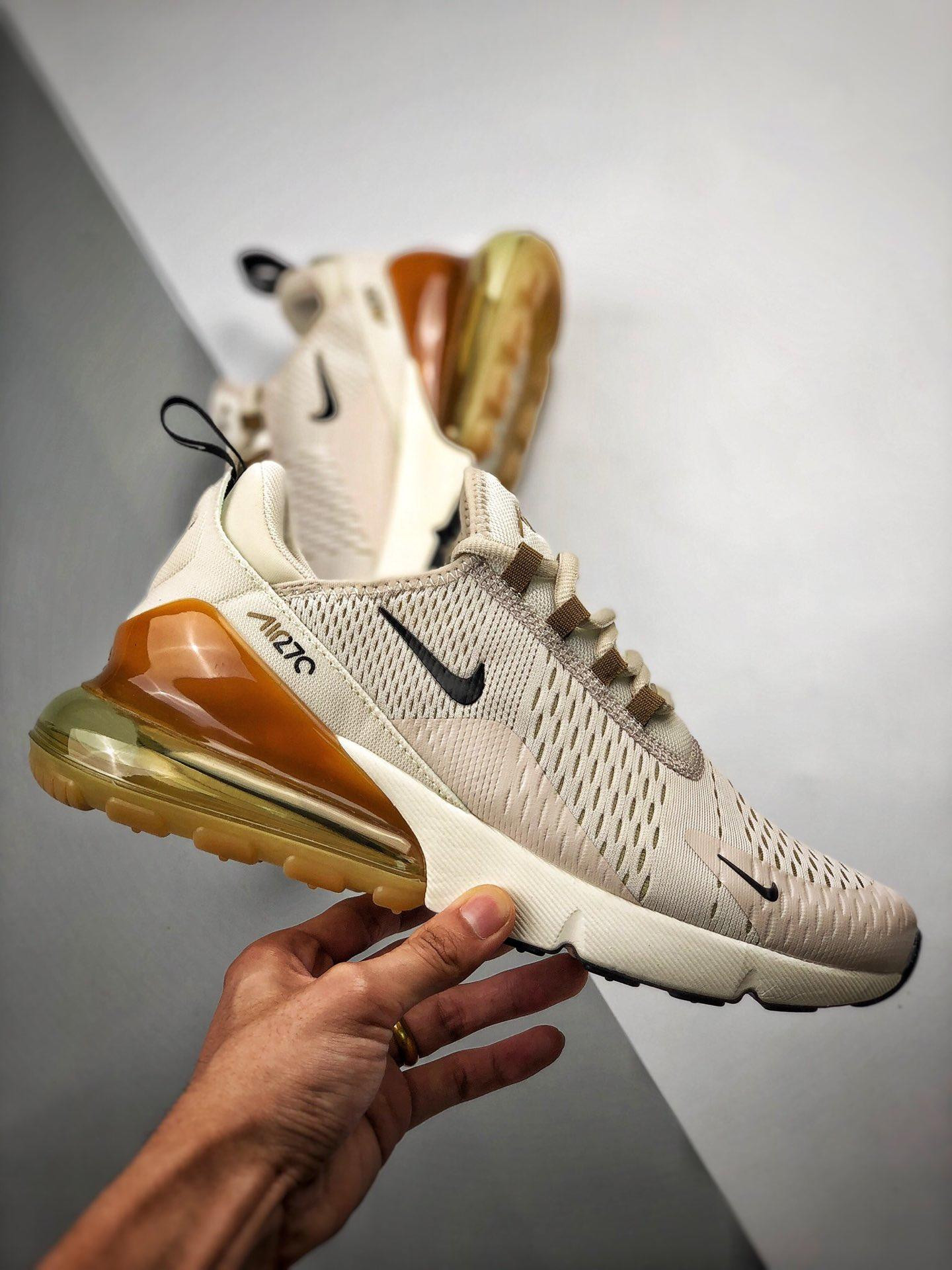 Nike Air Max 270 Light Orewood Brown/Black For Sale