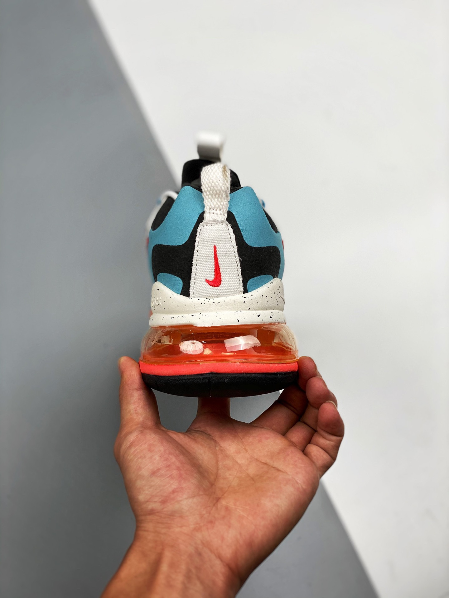 Nike Air Max 270 React “The Future is in the Air” White/Infrared For Sale