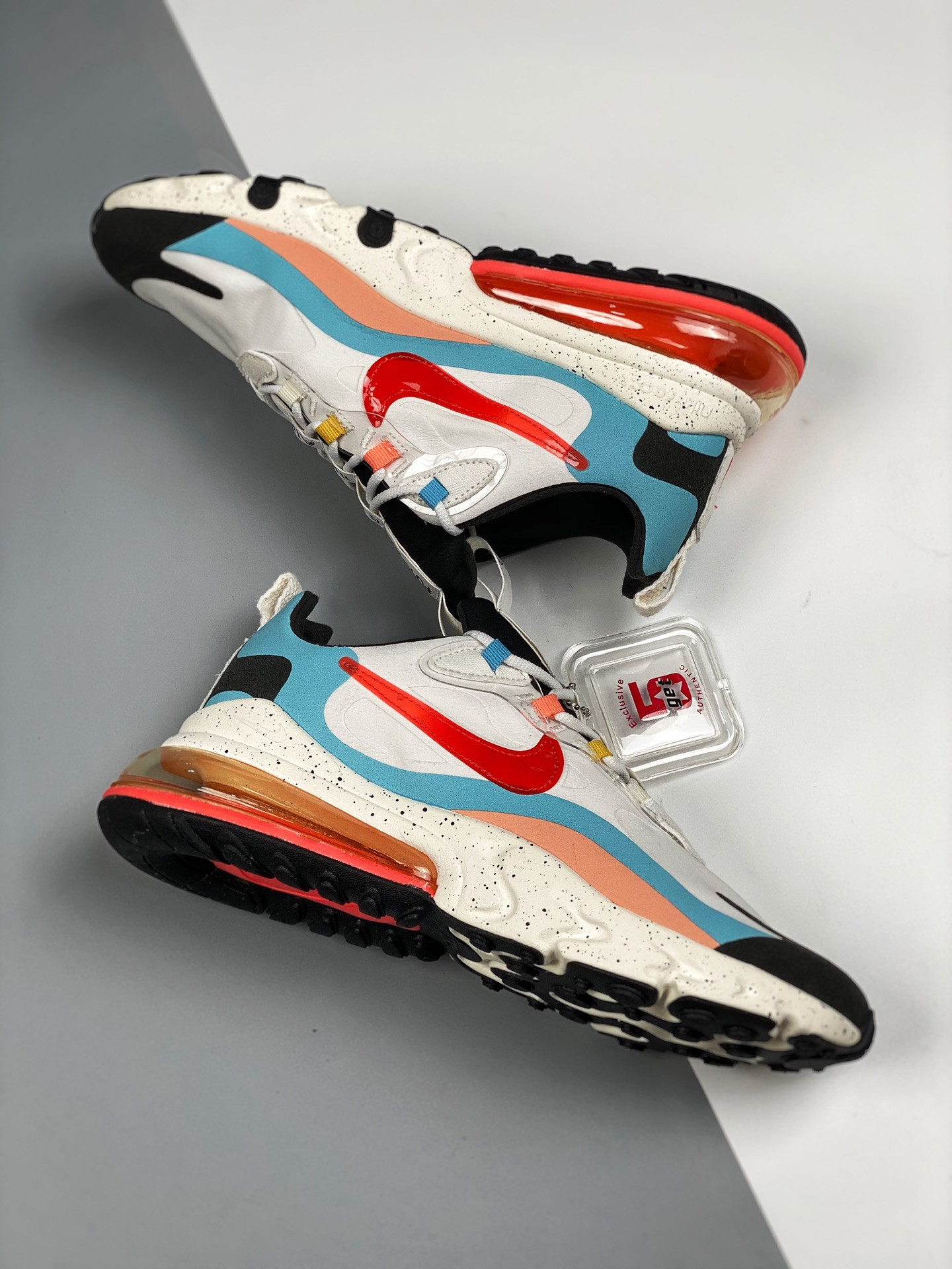 Nike Air Max 270 React “The Future is in the Air” White/Infrared For Sale