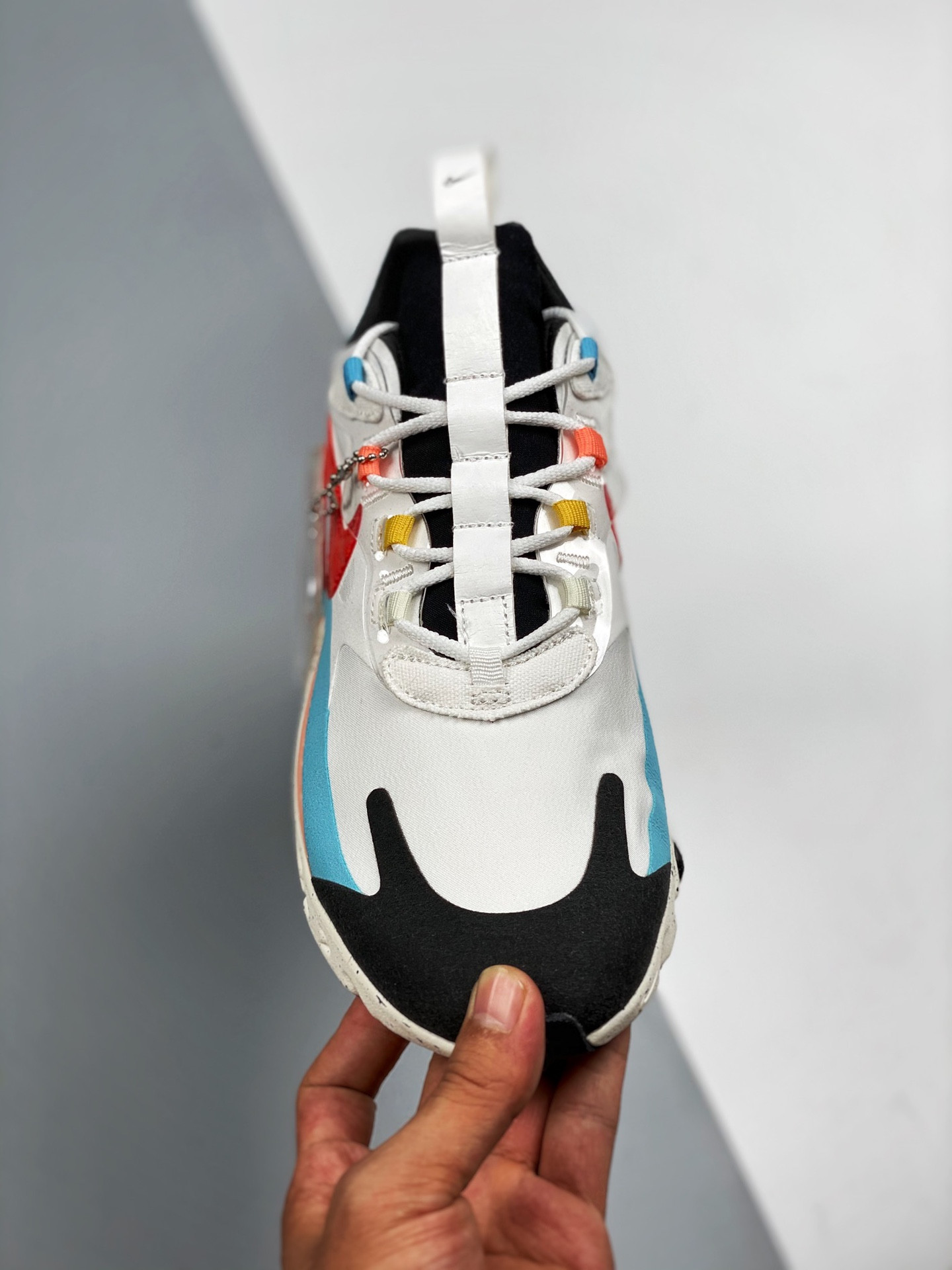 Nike Air Max 270 React “The Future is in the Air” White/Infrared For Sale