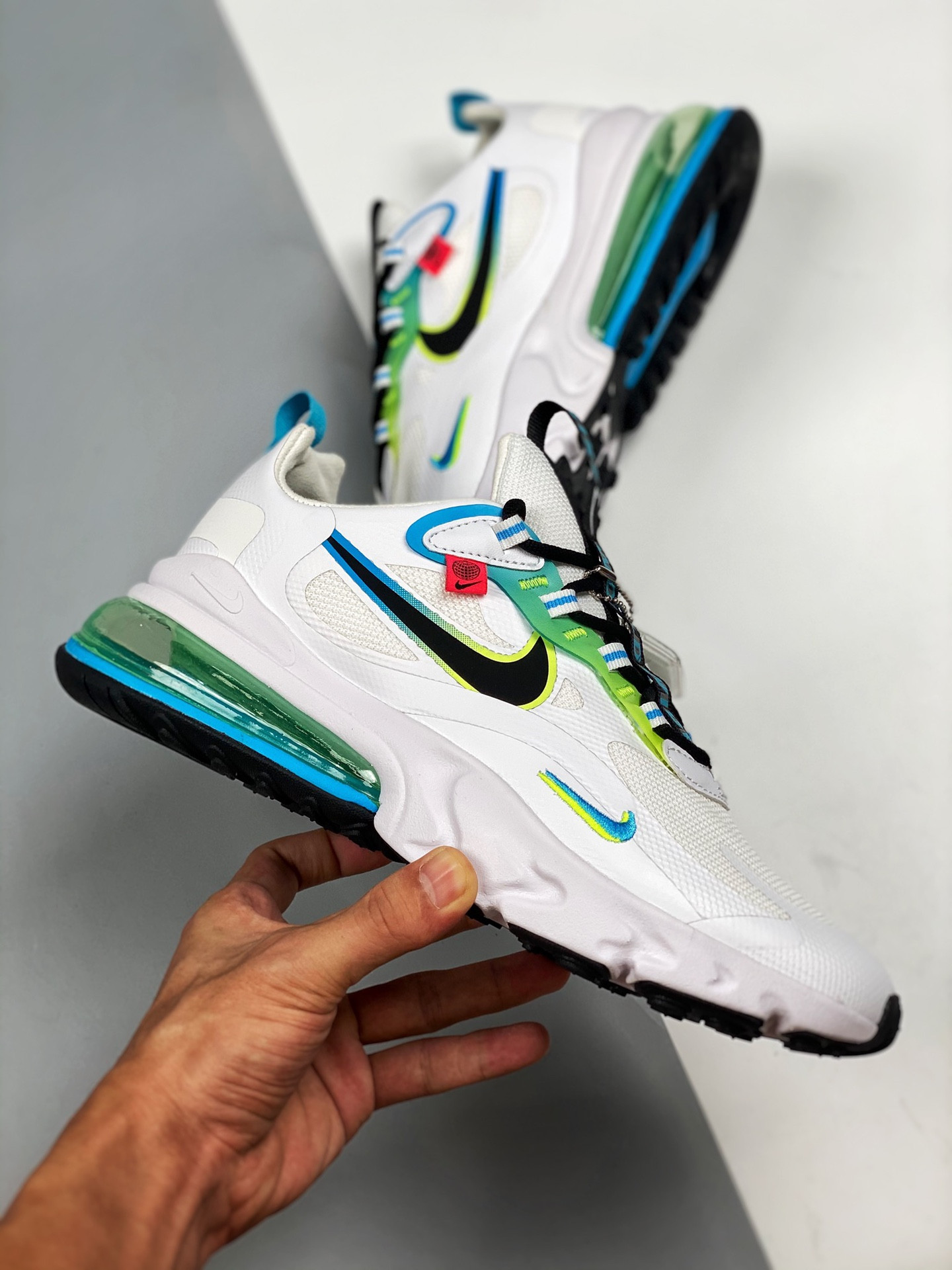 Nike Air Max 270 React “Worldwide” White For Sale