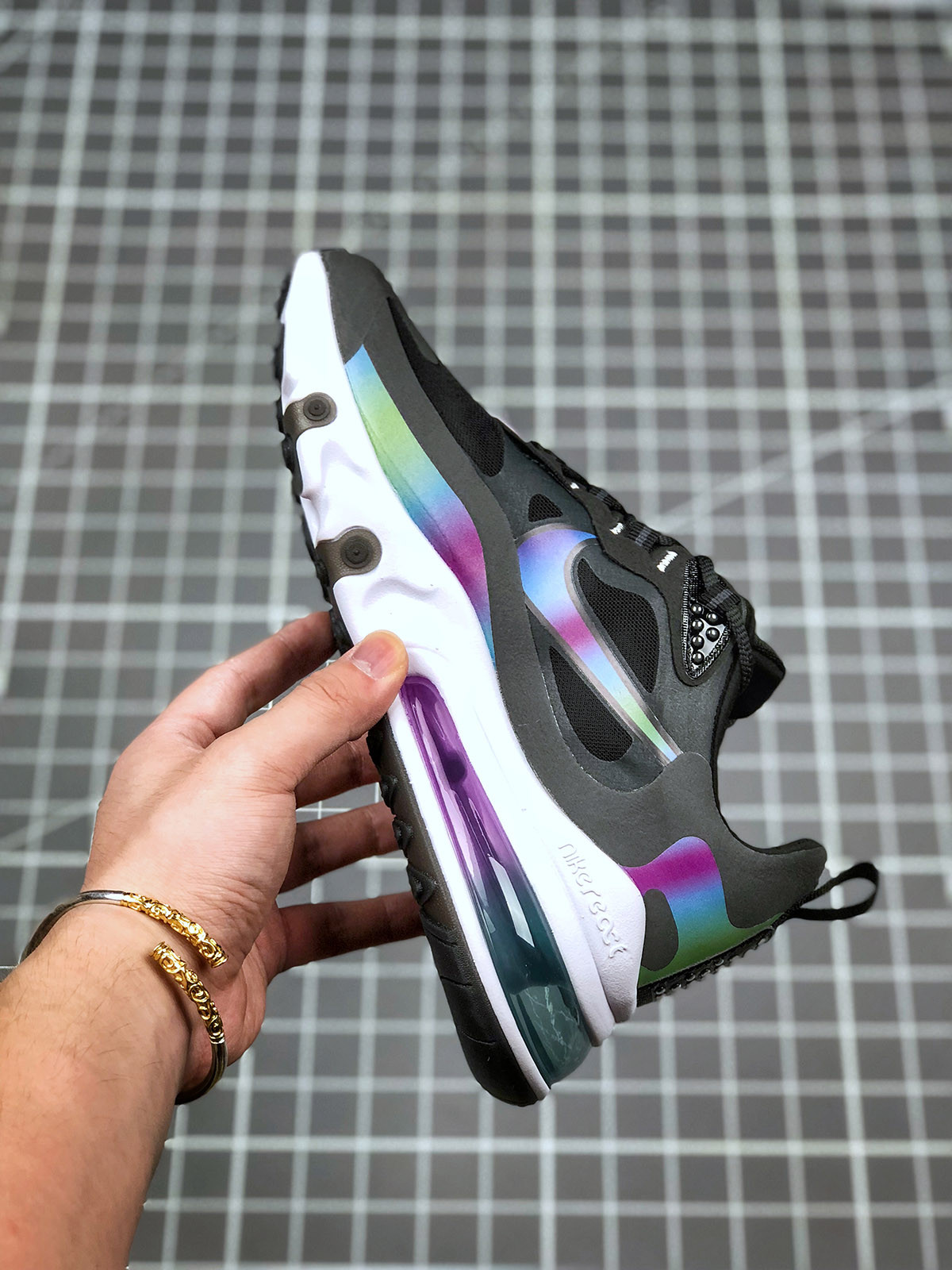 Nike Air Max 270 React Black Multi For Sale