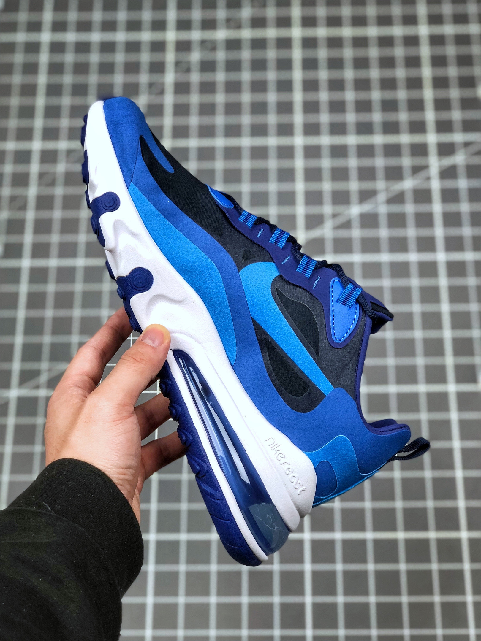 Nike Air Max 270 React Blue Void/Photo Blue-Game Royal For Sale