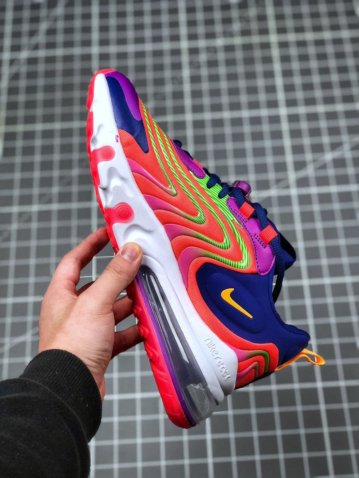 Nike Air Max 270 React ENG “Laser Crimson” For Sale