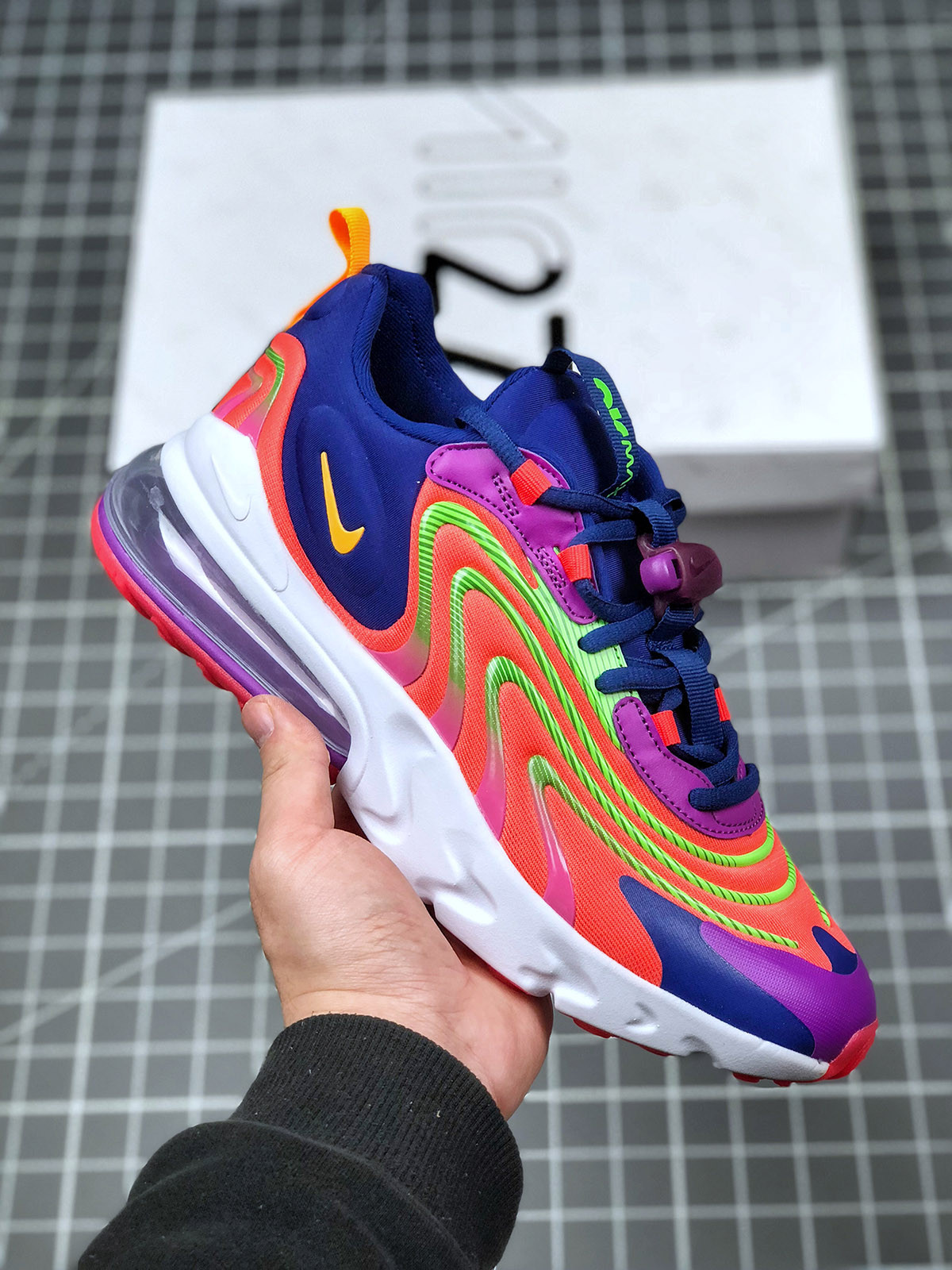 Nike Air Max 270 React ENG “Laser Crimson” For Sale