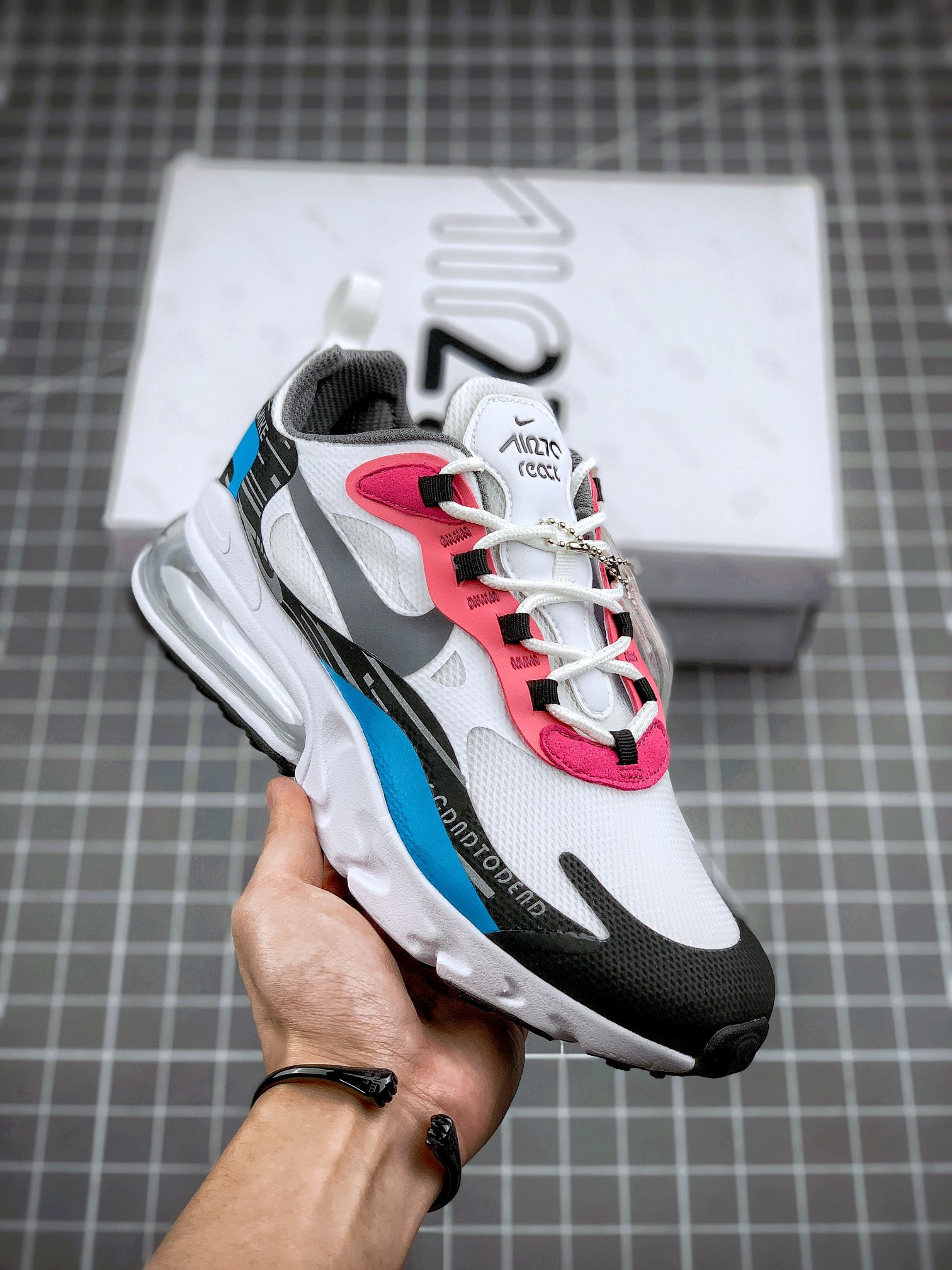 Nike Air Max 270 React Laser Blue Multi For Sale