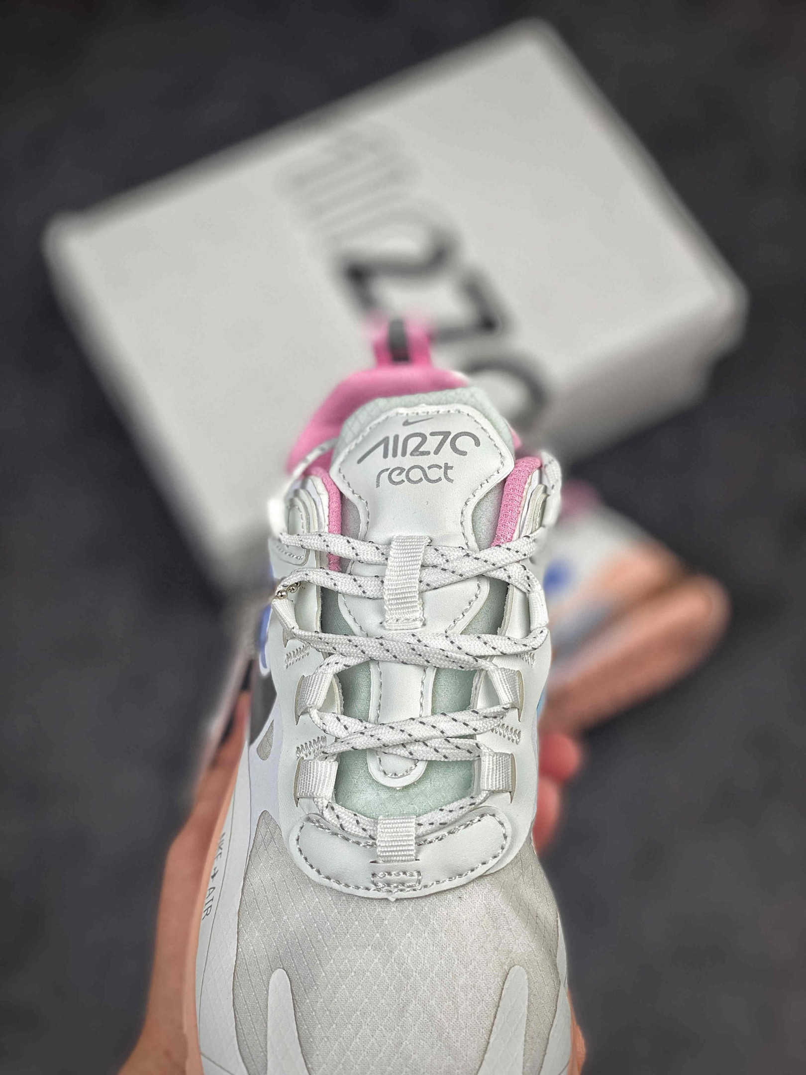 Nike Air Max 270 React Pink Washed Coral For Sale