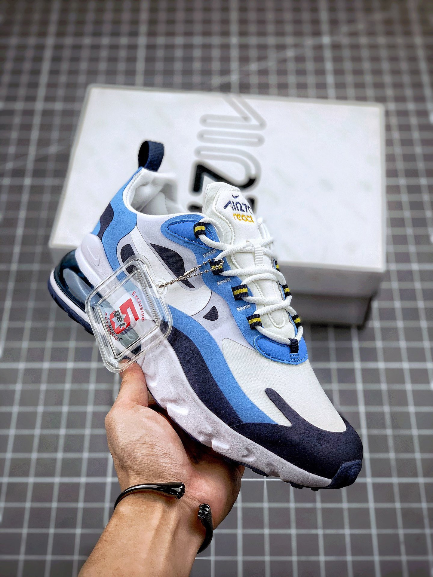 Nike Air Max 270 React White/Light For Sale