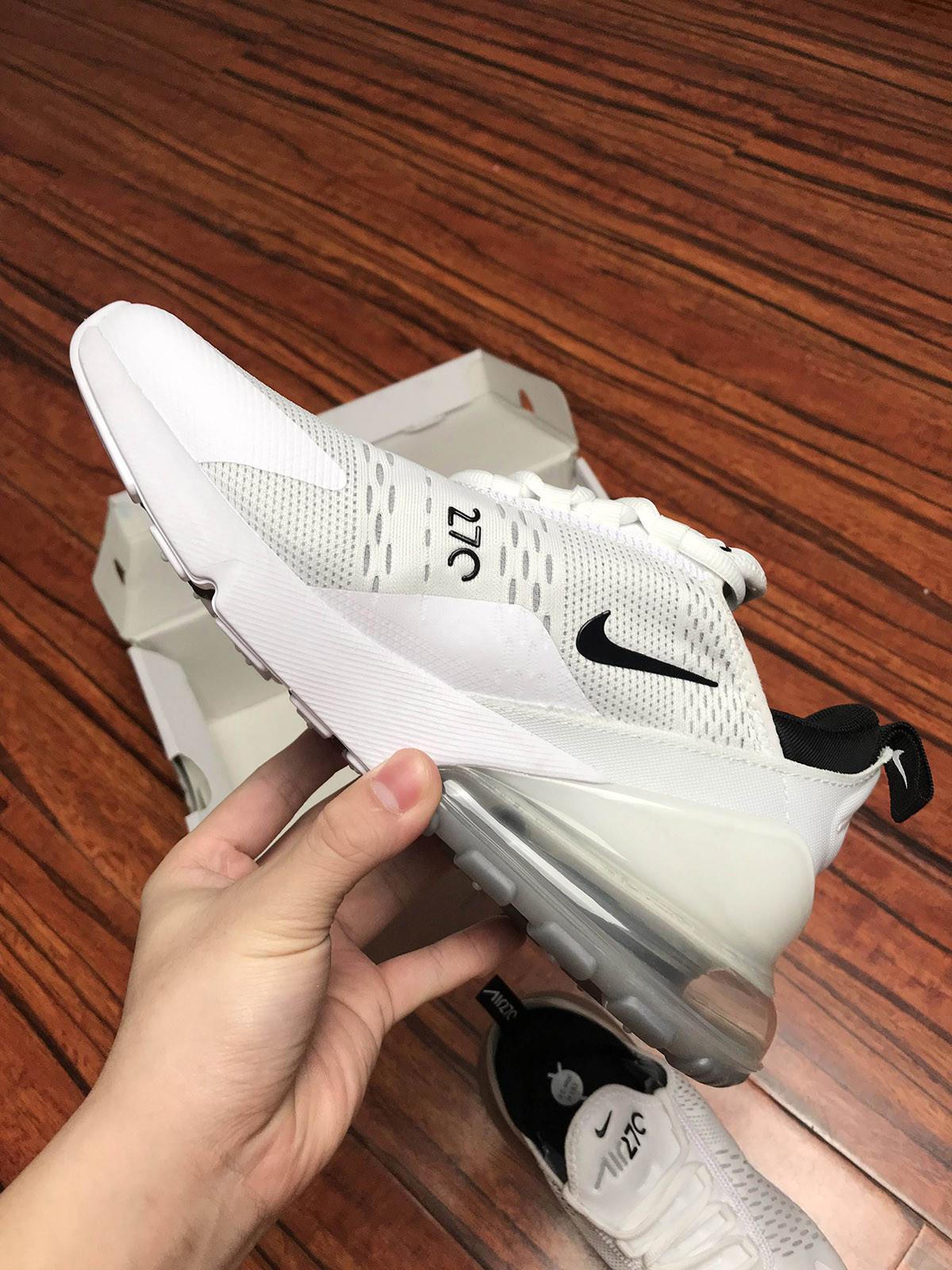 Nike Air Max 270 White/Black For Sale