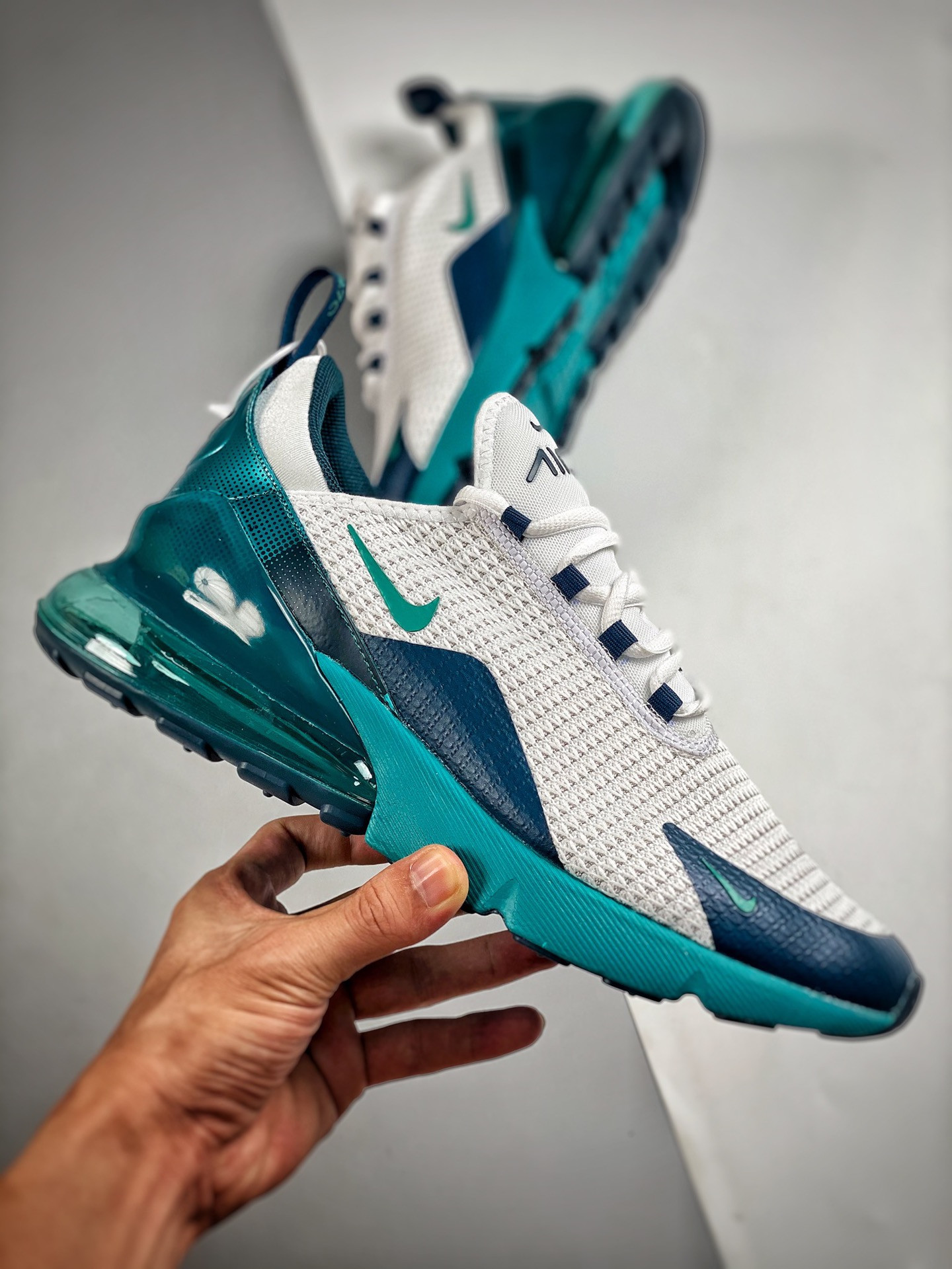 Nike Air Max 270 White/Spirit Teal-Nightshade For Sale