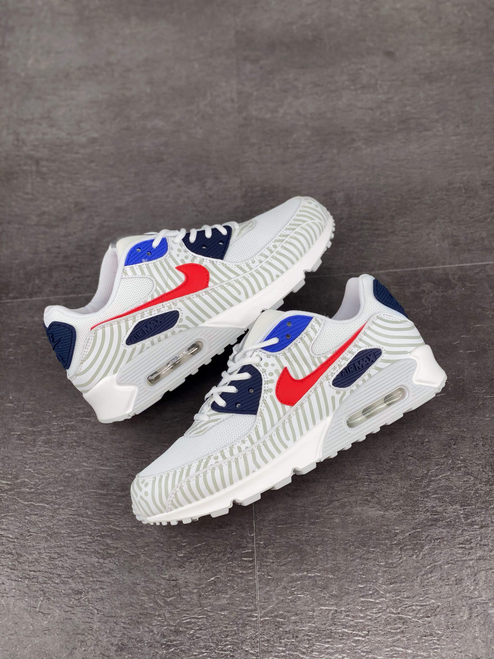 Nike Air Max 90 “Euro Tour” White Red For Sale
