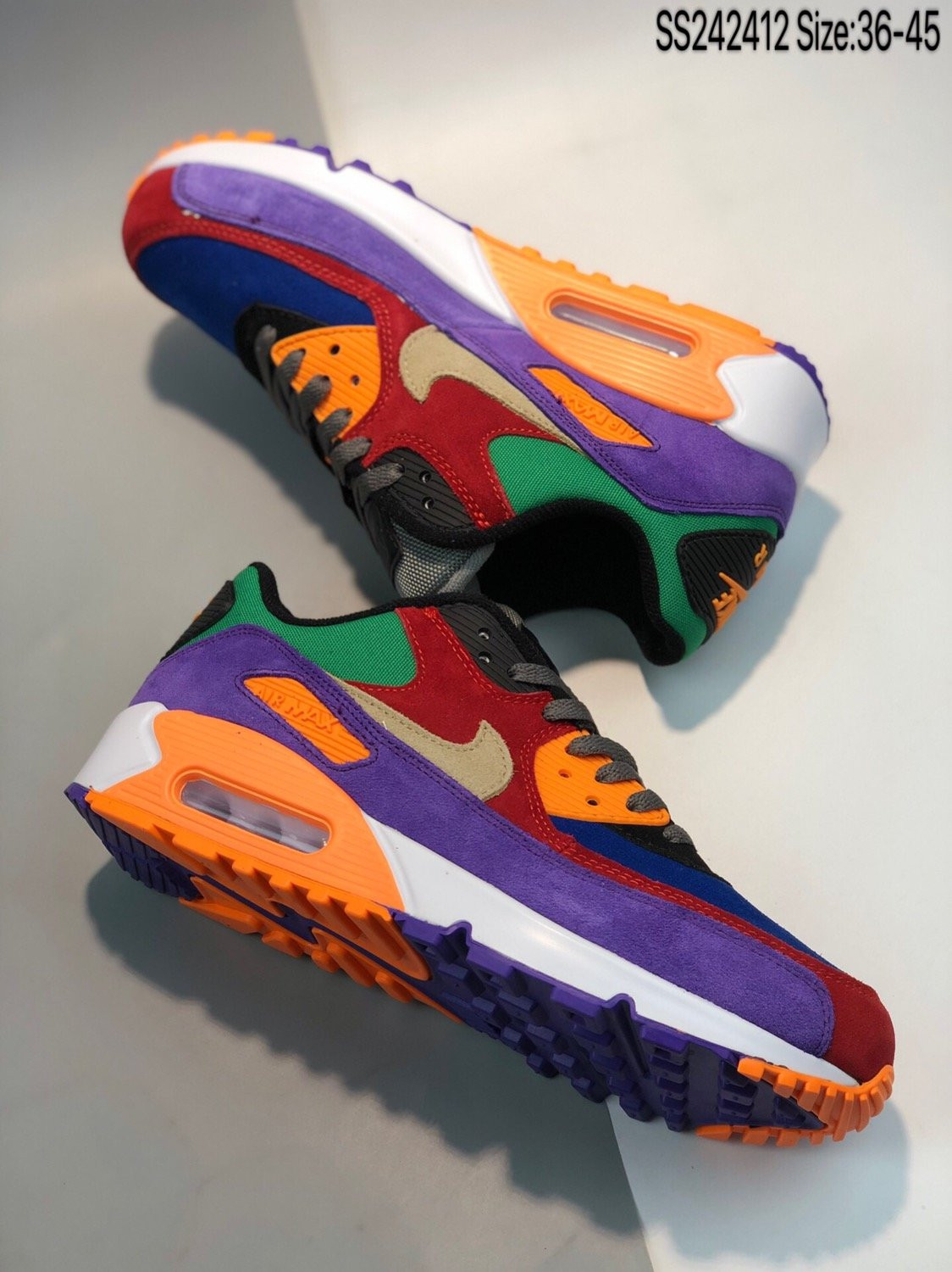 Nike Air Max 90 “Viotech” University Red/Pale Vanilla-Hyper Grape For Sale