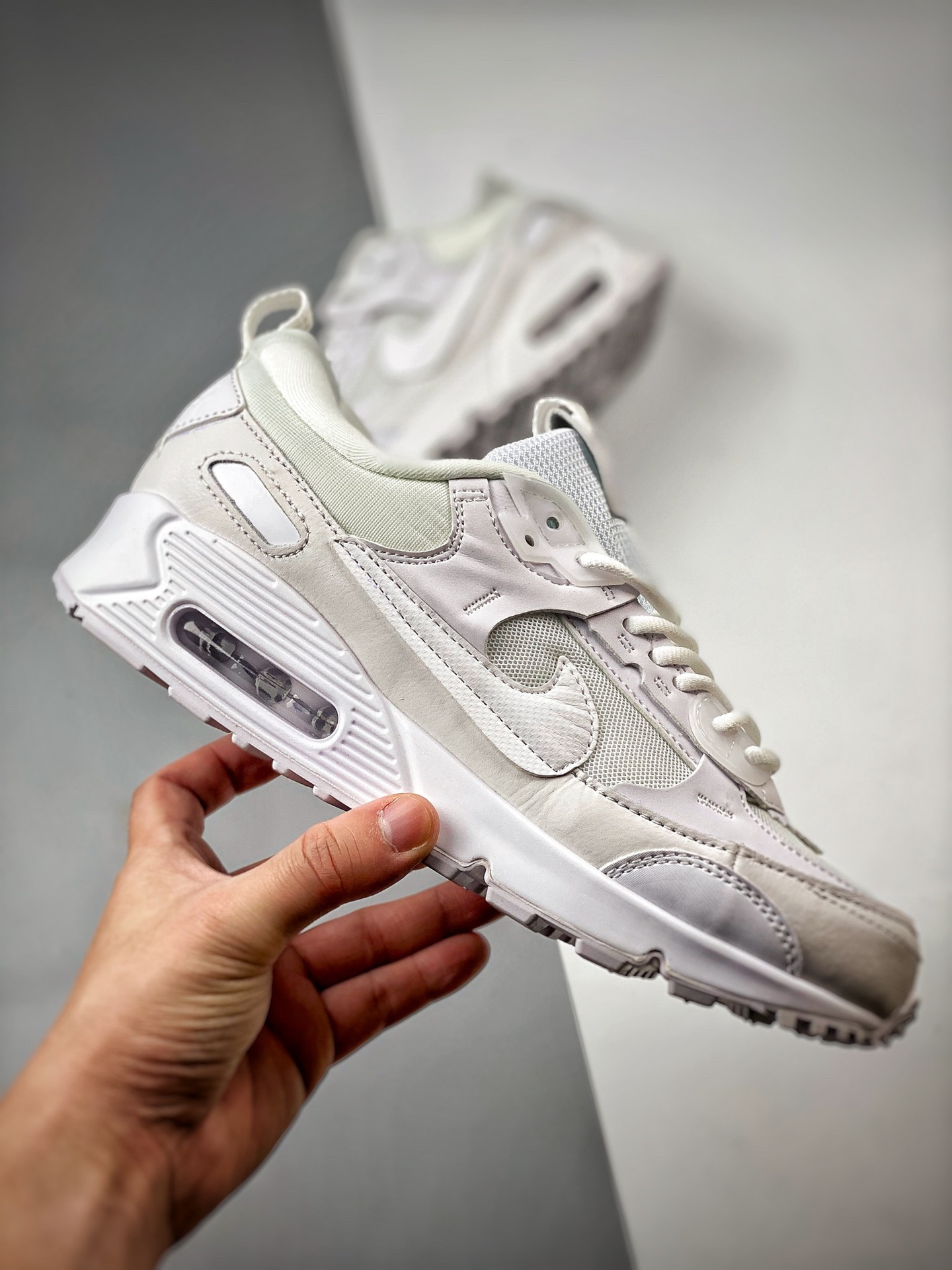 Nike Air Max 90 Futura Triple White For Sale