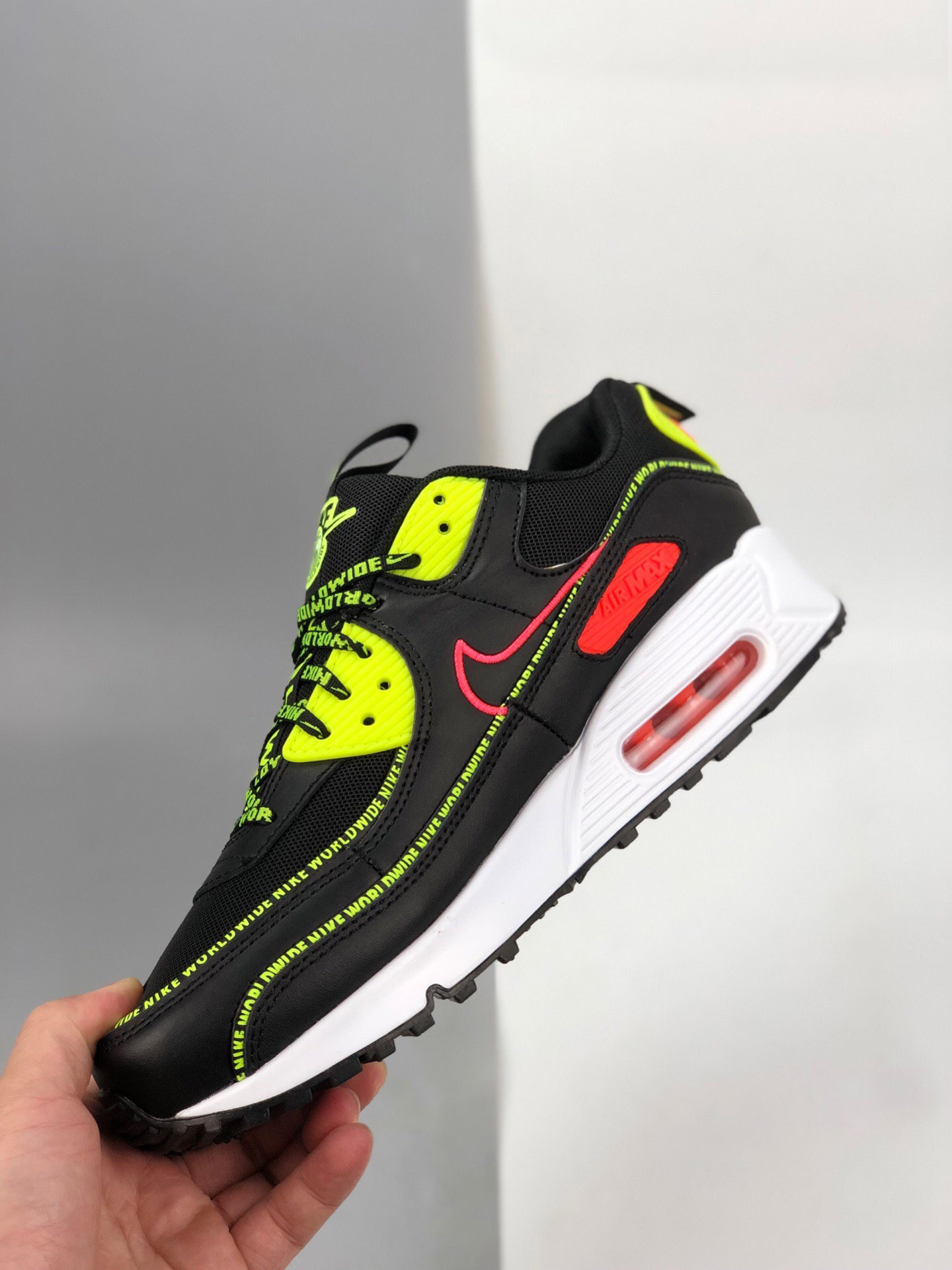 Nike Air Max 90 SE “Worldwide” Black For Sale