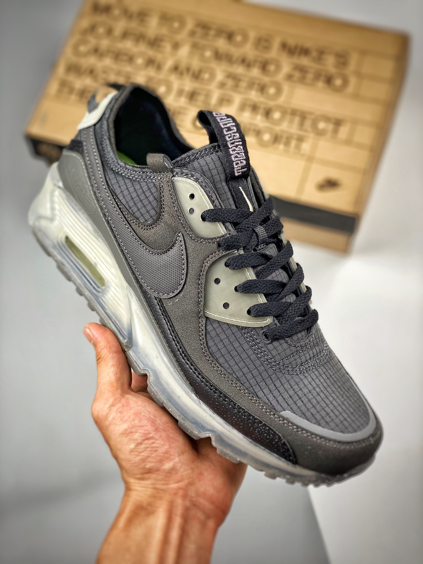 Nike Air Max 90 Terrascape Black/Dark Grey-Lime Ice-Anthracite For Sale