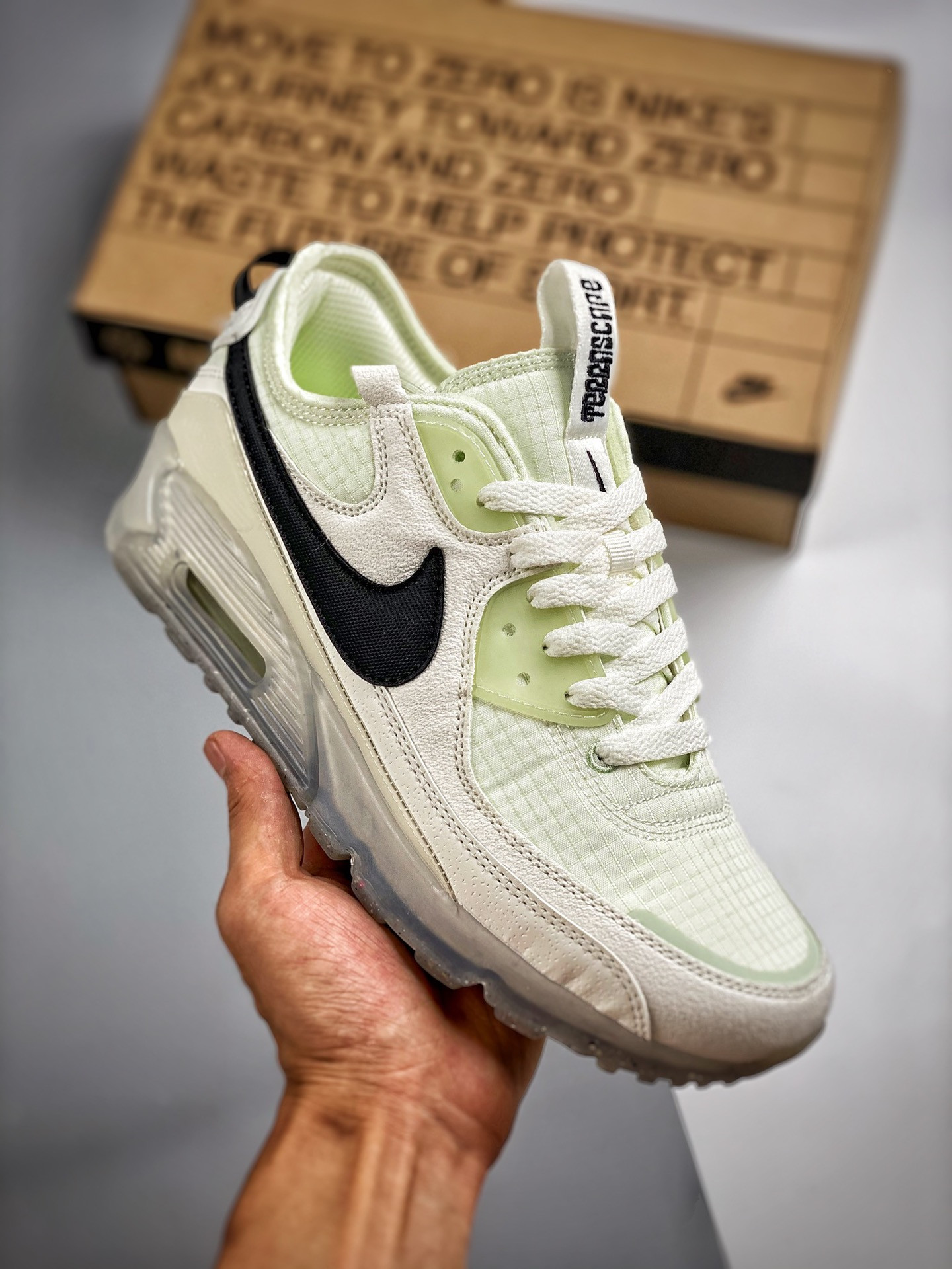 Nike Air Max 90 Terrascape Sail/Sea Glass/Black For Sale