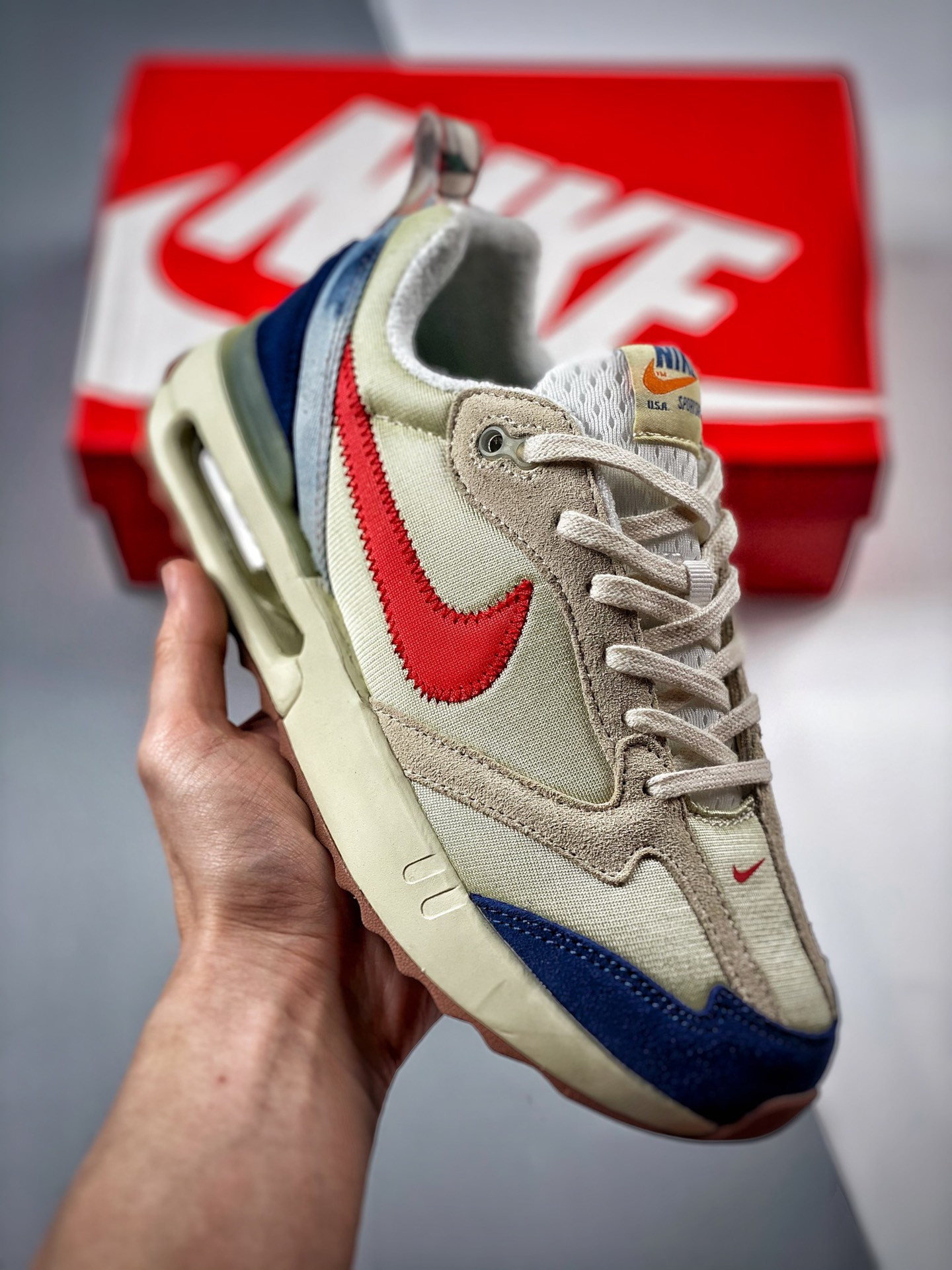 Nike Air Max Dawn Coconut Milk Red Navy For Sale