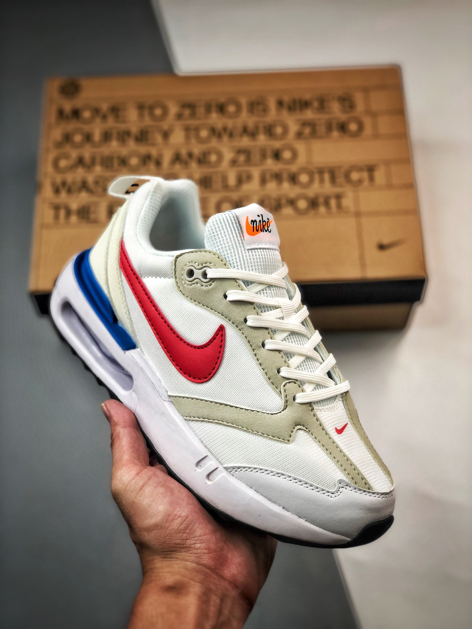 Nike Air Max Dawn Forrest Gump White Blue Red For Sale