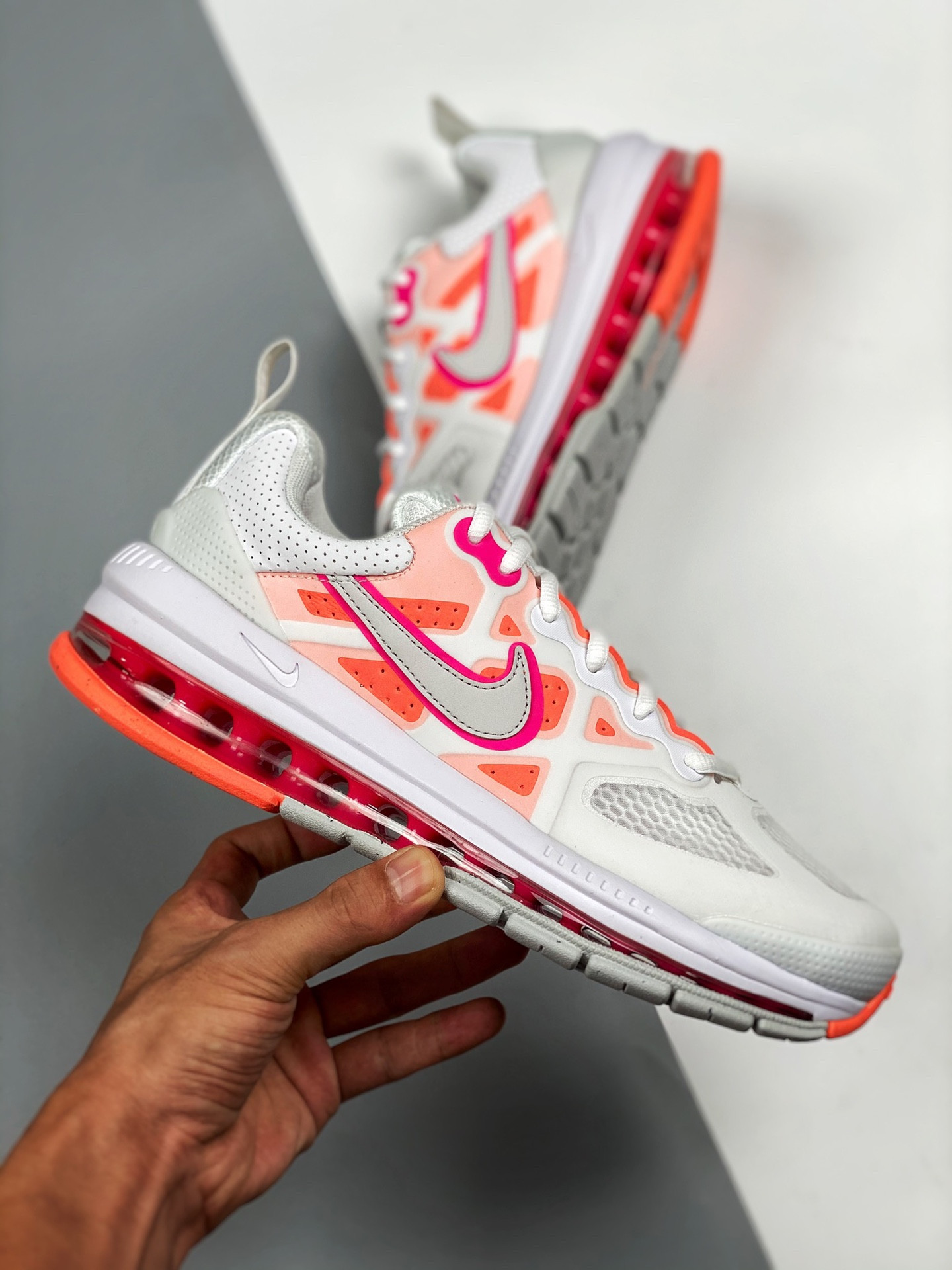 Nike Air Max Genome White/Bright Mango-Hyper Pink For Sale