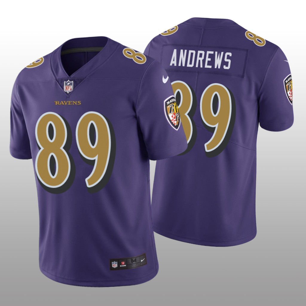 Nike Baltimore Ravens Mark Andrews #89 Men's Purple Color Rush Limited Jersey