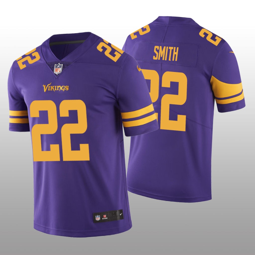 Nike Minnesota Vikings Harrison Smith #22 Men's Purple Color Rush Limited Jersey