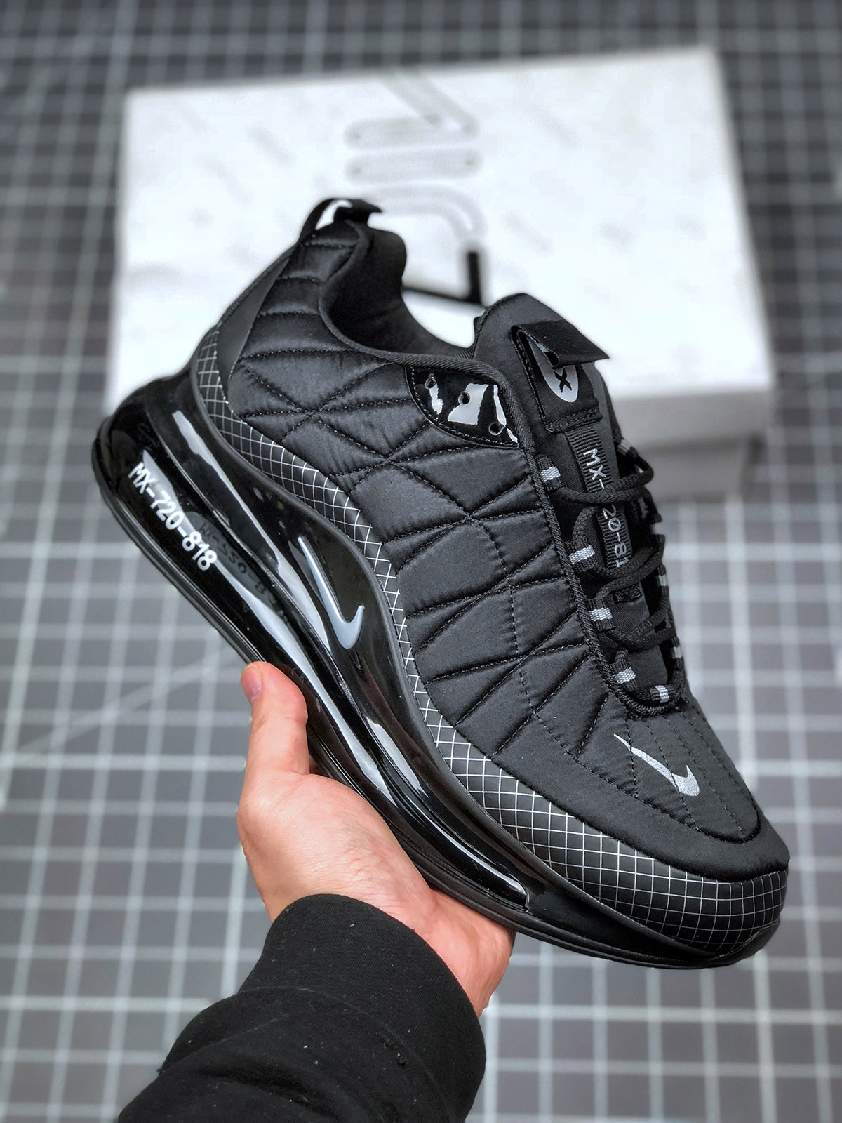 Nike MX-720-818 Black/Black-Cool Grey For Sale