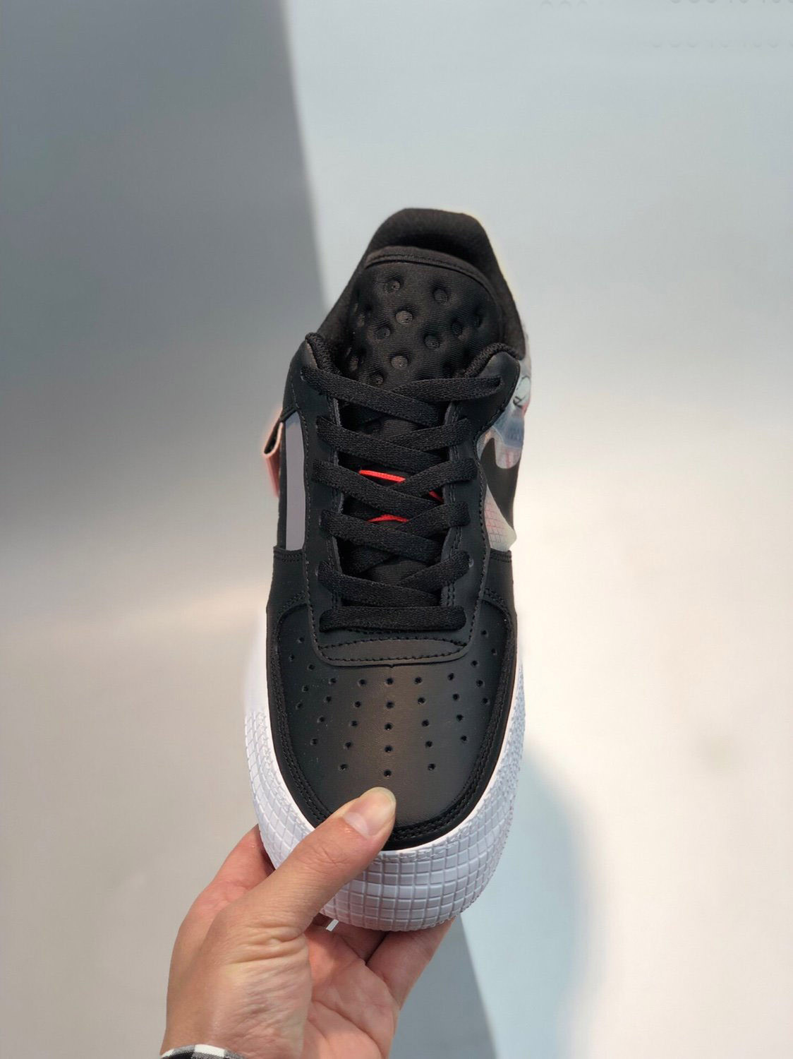 Nike N.354 Air Force 1 Low Type Black Pink For Sale