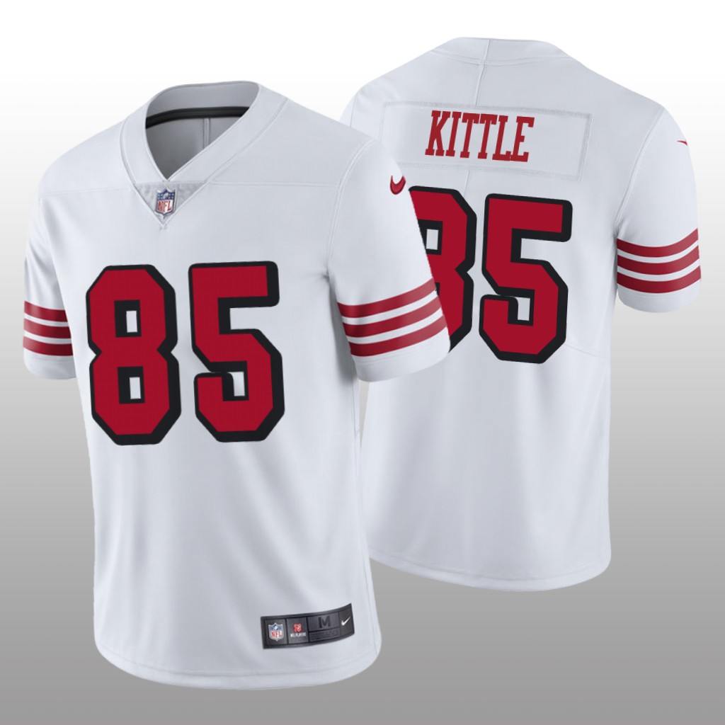 Nike San Francisco 49ers George Kittle #85 Men's White Color Rush Limited Jersey