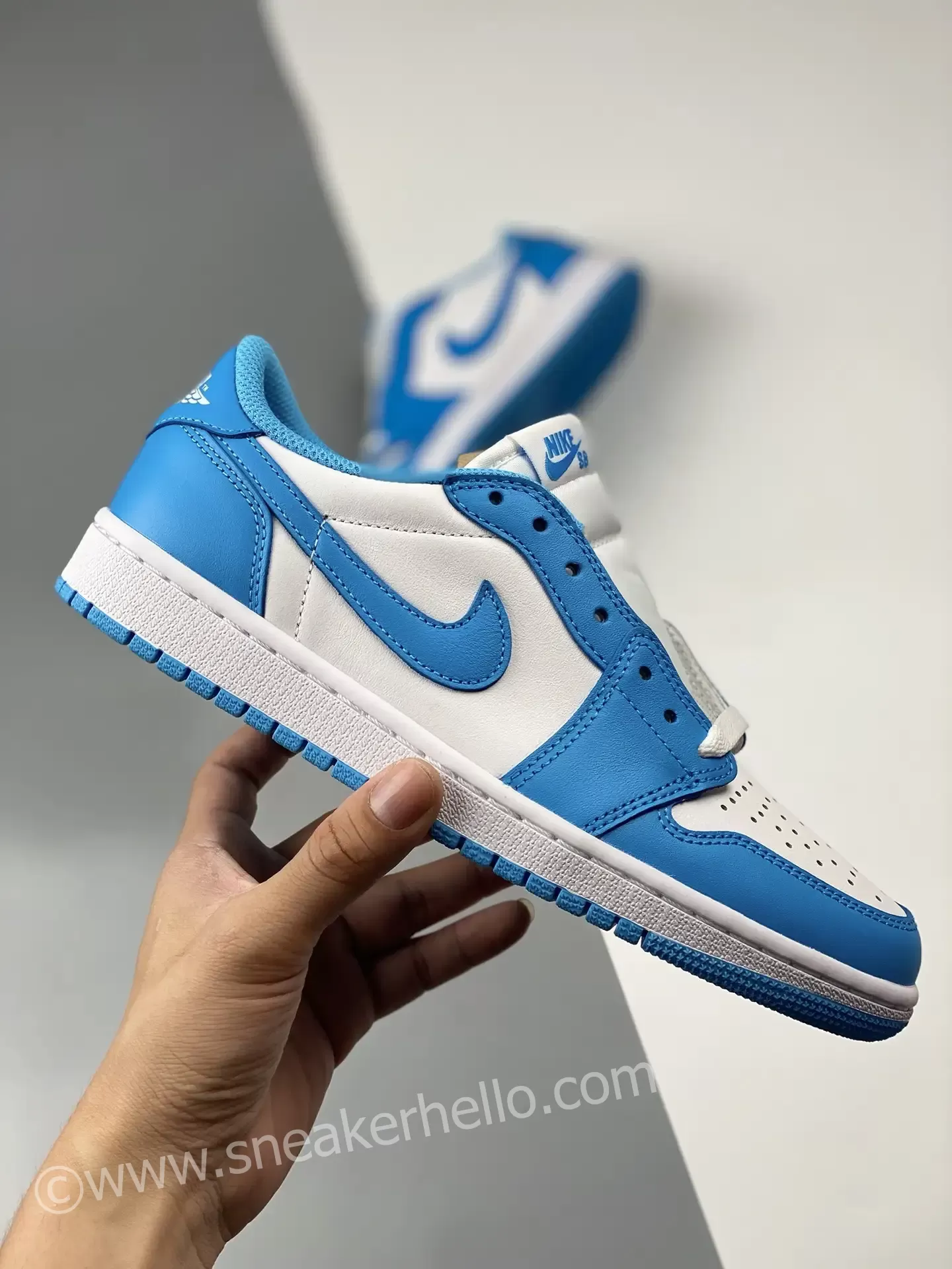 Nike SB x Air Jordan 1 Low “UNC” For Sale