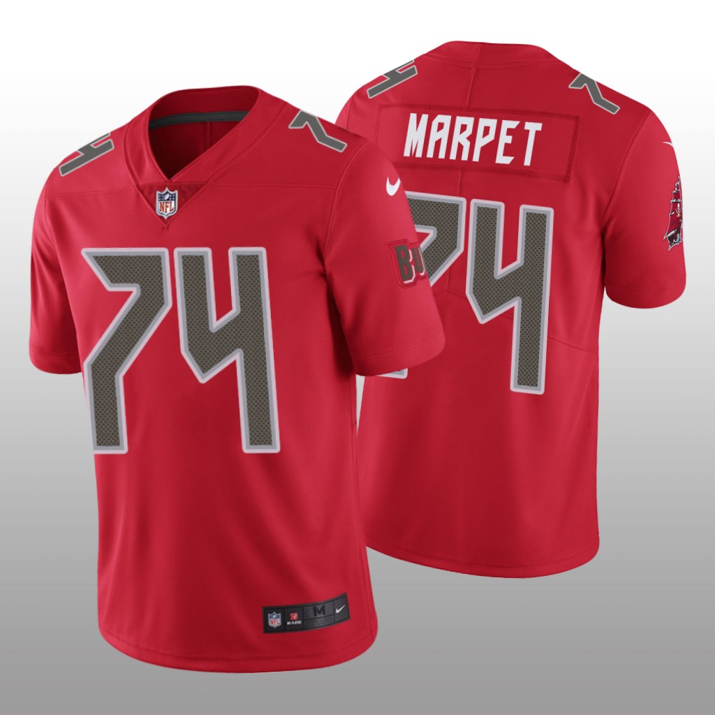 Nike Tampa Bay Buccaneers Ali Marpet #74 Men's Red Color Rush Limited Jersey