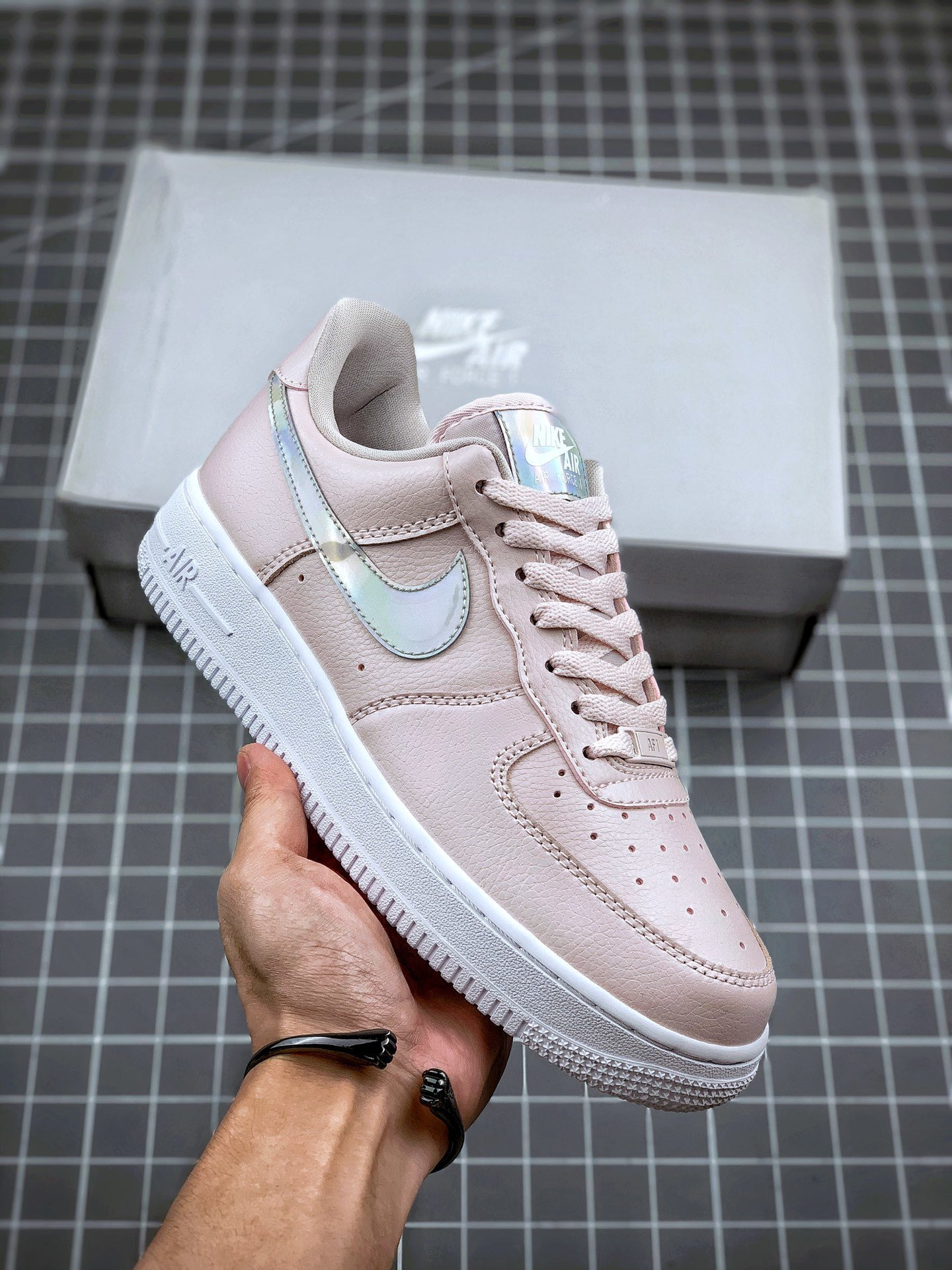 Nike WMNS Air Force 1 Low “Pink Iridescent” For Sale