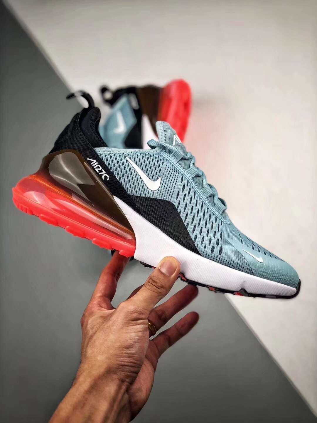 Nike Wmns Air Max 270 Ocean Bliss/Black-Hot Punch For Sale