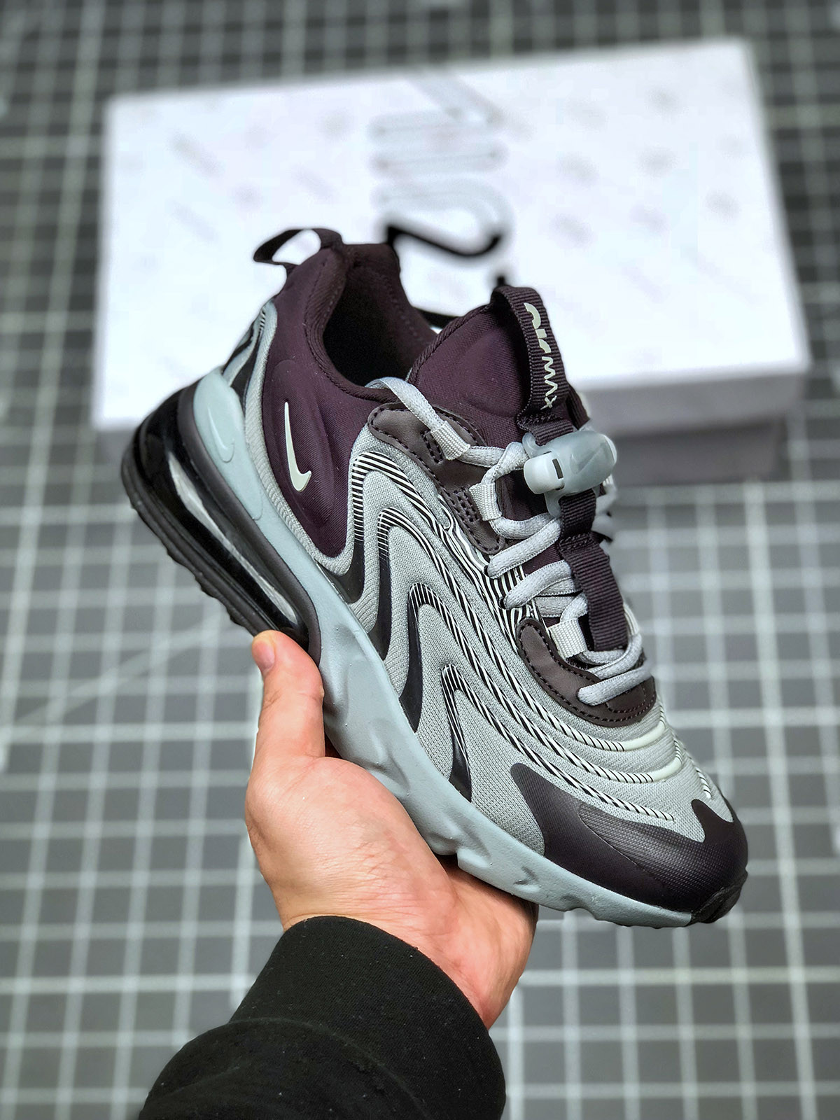 Nike WMNS Air Max 270 React ENG “Burgundy Ash” For Sale