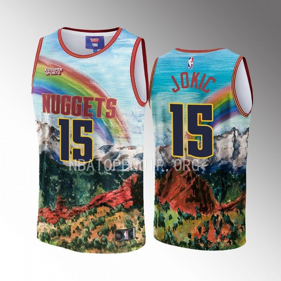 Nikola Jokic 15 Denver Nuggets NBA & KidSuper Studios Unisex Hometown Jersey
