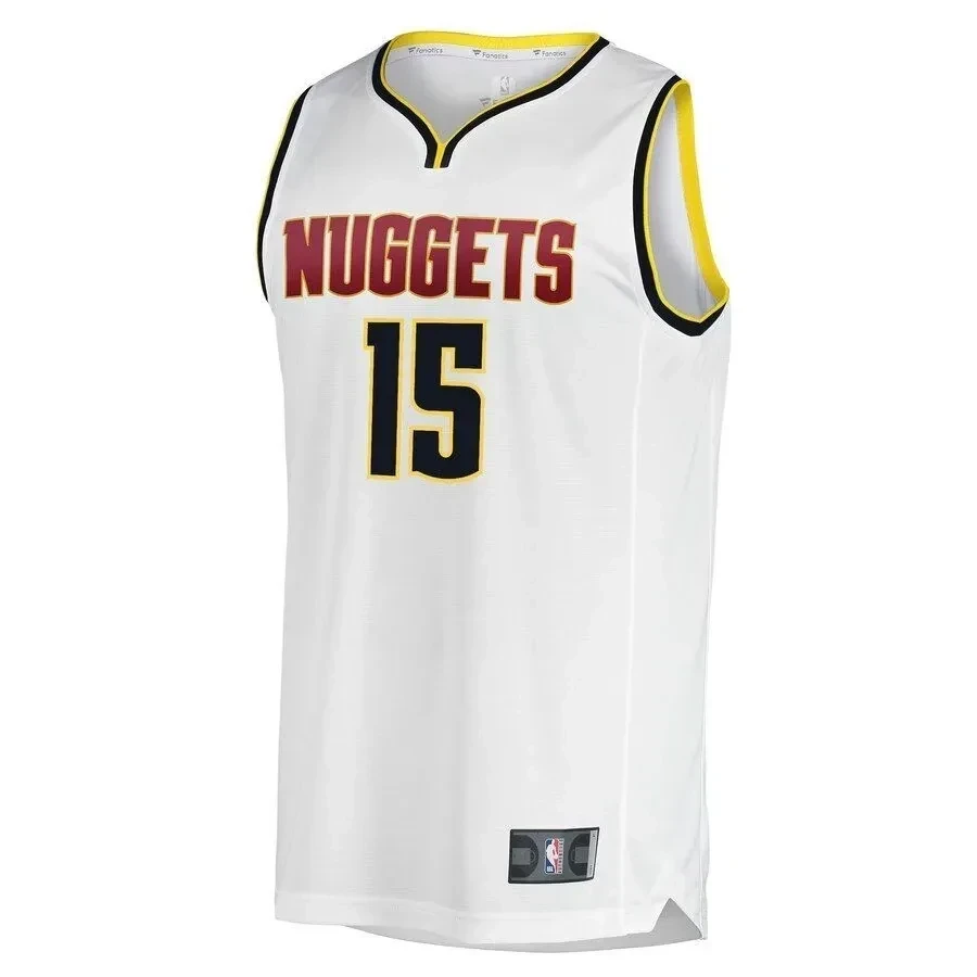 Nikola Jokic Denver Nuggets Fast Break Jersey – Association Edition – White