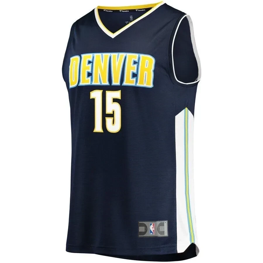 Nikola Jokic Denver Nuggets Fast Break Jersey Navy – Icon Edition