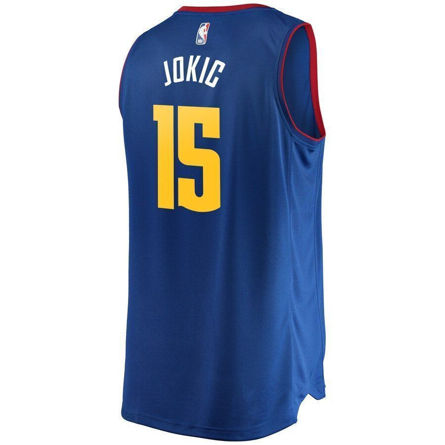 Nikola Jokic Denver Nuggets Fast Break Stitched Jersey – Statement Edition – Blue Nikola Jokic Denver Nuggets Fast Break Stitched Jersey – Statement Edition – Blue