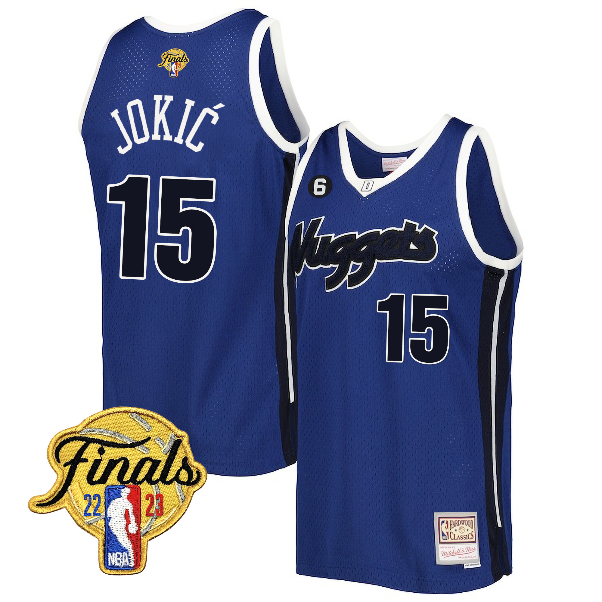 Nikola Jokic Men's Denver Nuggets 2023 Finals Patch Collection V2 Swingman Jersey - All Stitched
