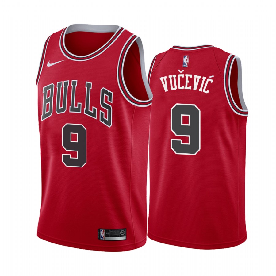 Nikola Vucevic Chicago Bulls Red Icon Edition 2021 Trade Jersey