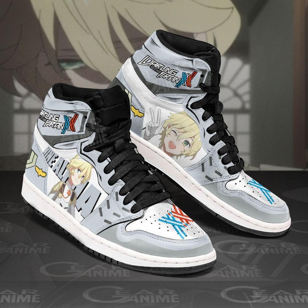Nine Alpha Darling In The Franxx JD1s Sneakers Anime Shoes, Air Jordan Hightop