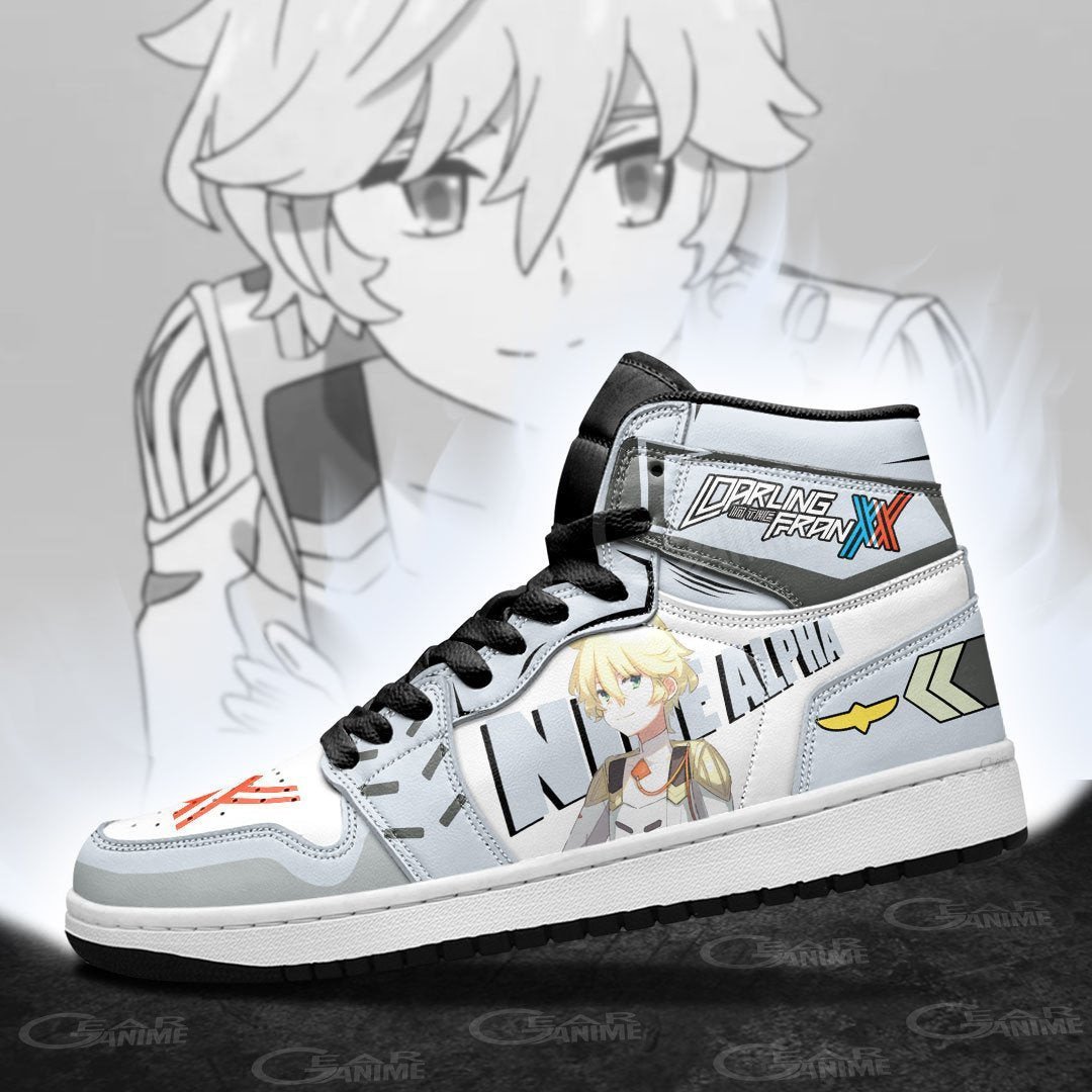 Nine Alpha Darling In The Franxx JD1s Sneakers Anime Shoes, Air Jordan Hightop