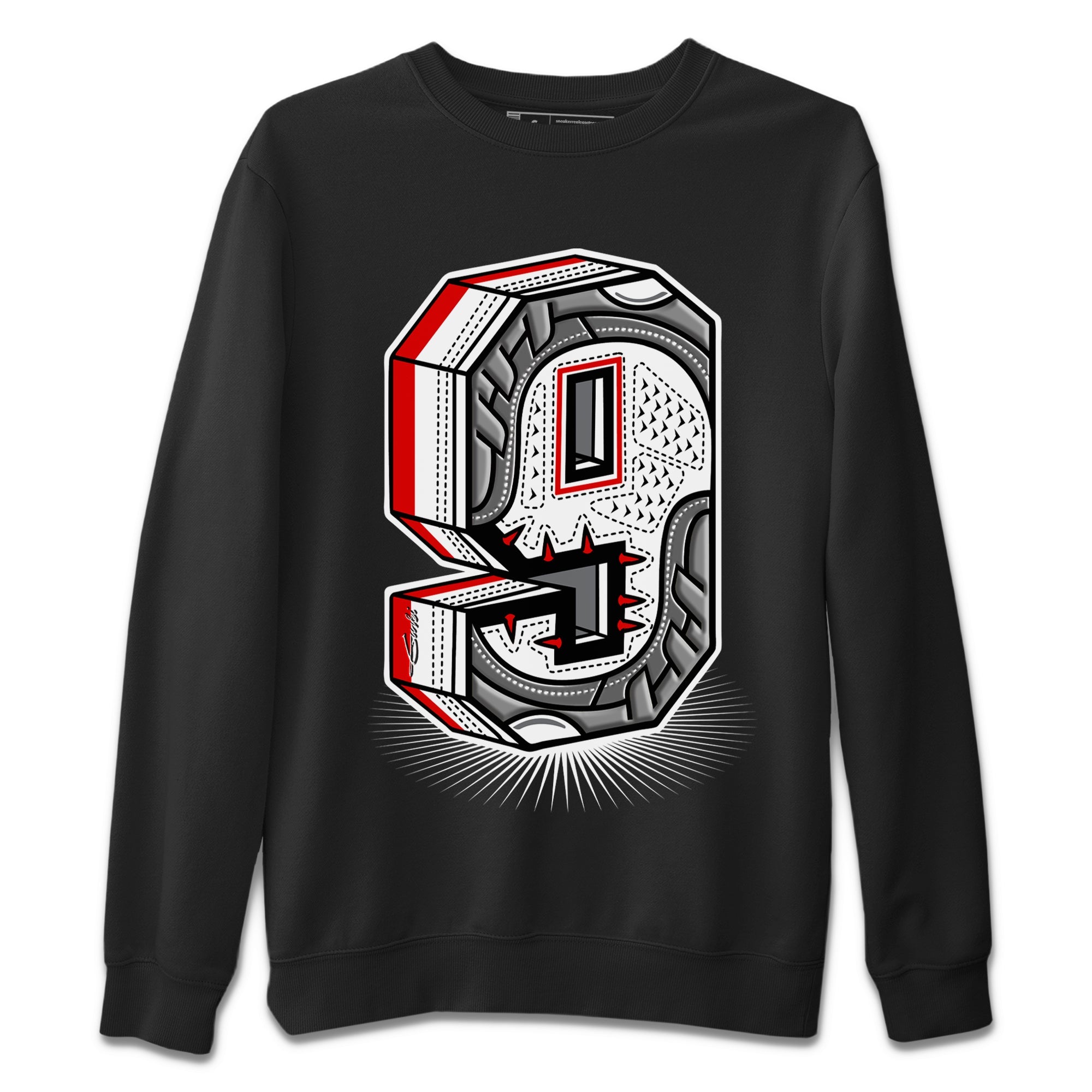 Nine Statue Unisex Sweater – Air Jordan 9 Fire Red, Sneakers Matching Sweater