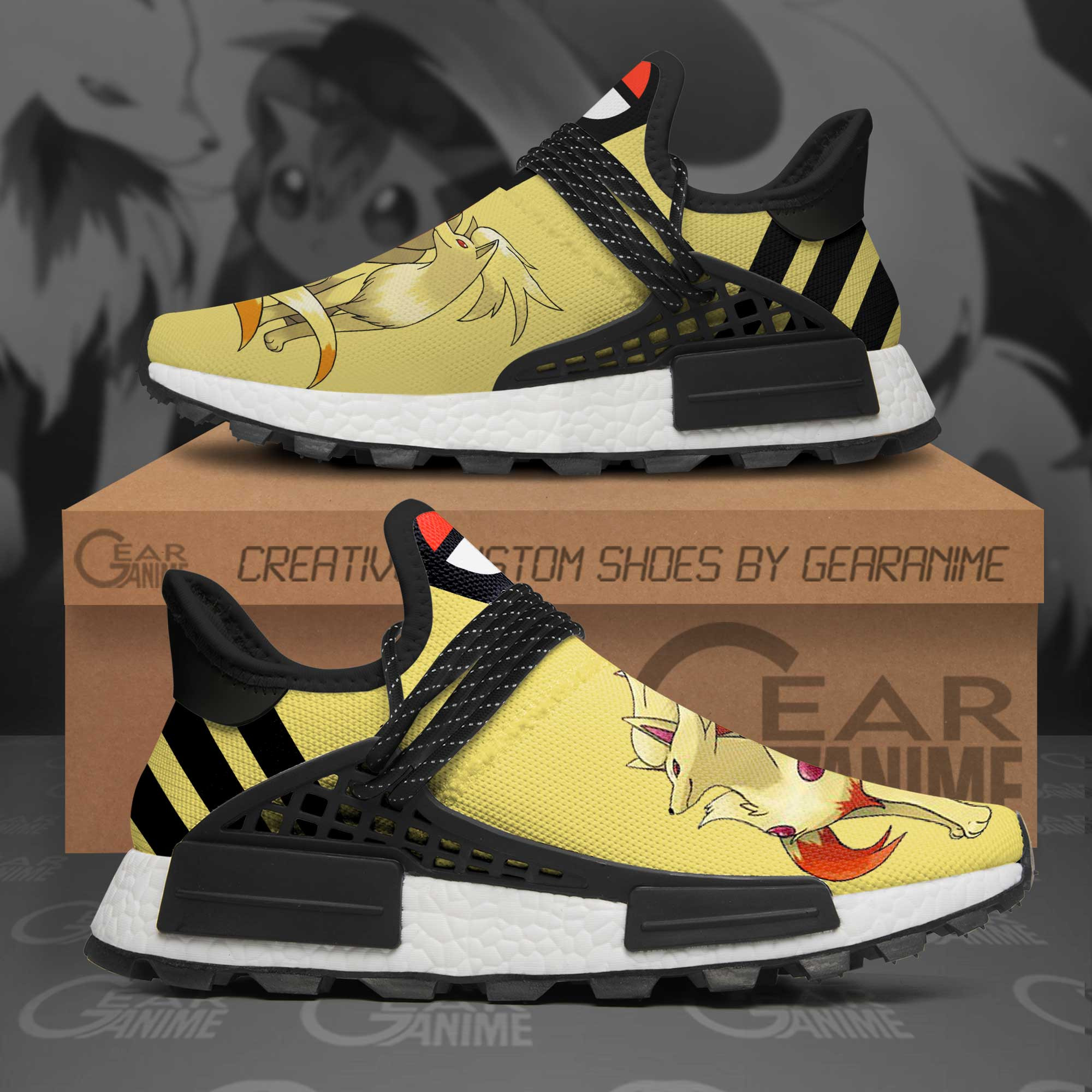 Ninetales Shoes Pokemon Anime Shoes, NMD Shoes