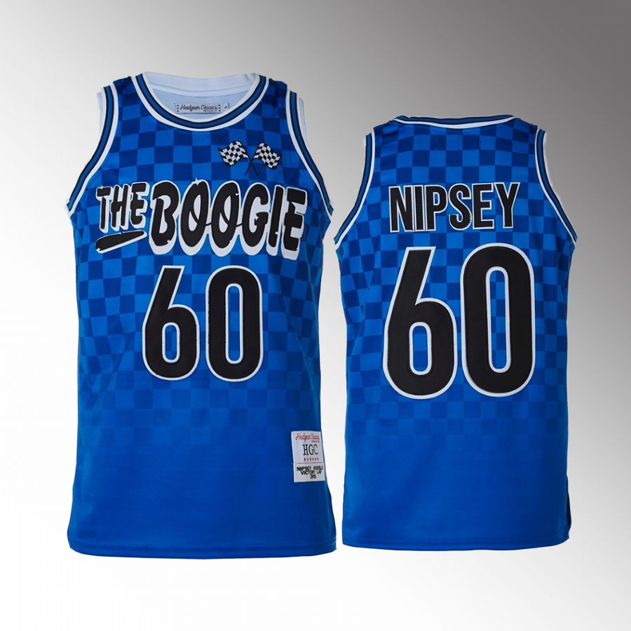 Nipsey Boogie Tournament Jersey 60 Blue