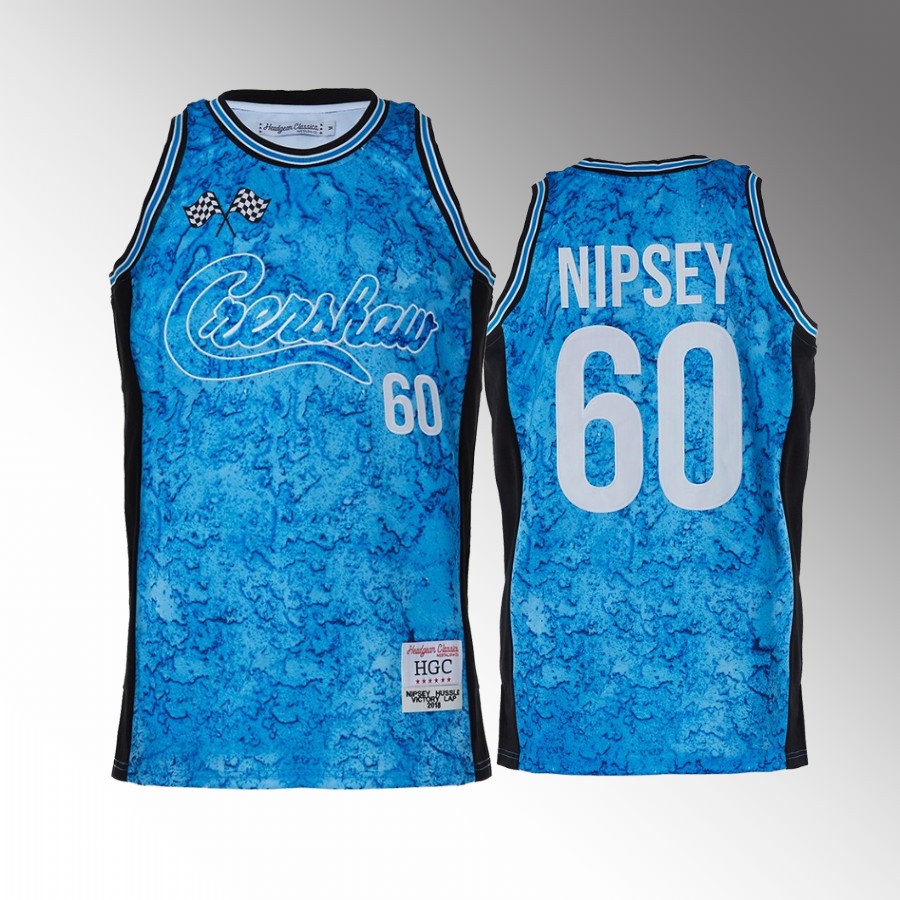 Nipsey Wall Jersey 60 Blue
