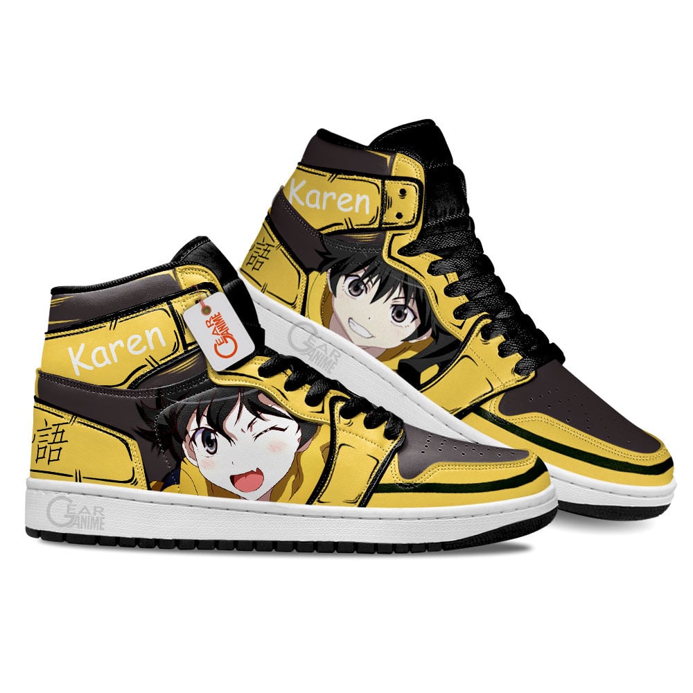 Nisemonogatari Karen Araragi Anime Shoes, Air Jordan Hightop