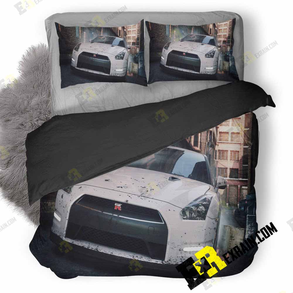 Nissan Gtr Need For Speed R9 3D Customized Duvet Cover Bedding Set
